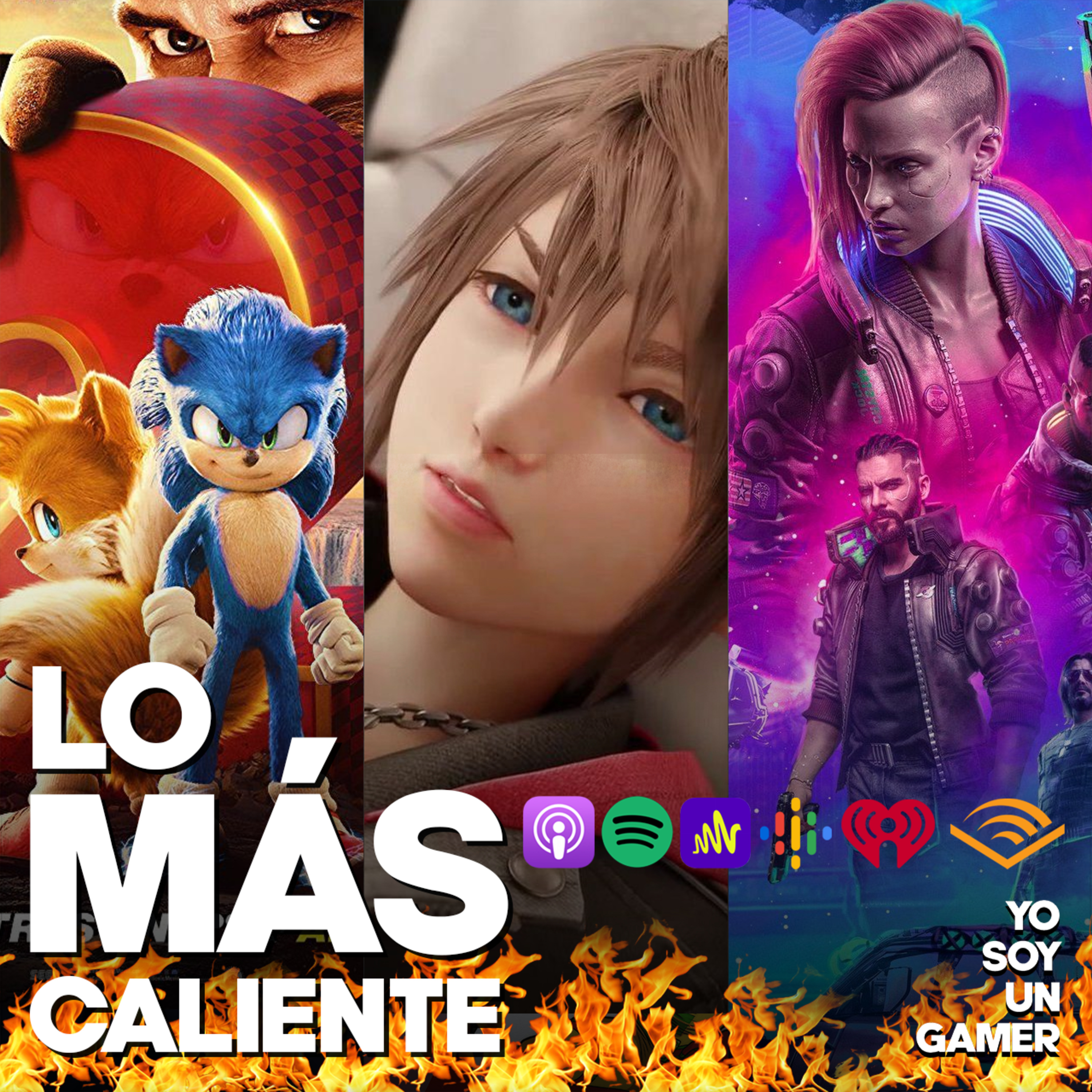 Anuncio oficial de Kingdom Hearts 4, Sonic se come a Sonic y Cyberpunk 2077 se niega a morir episode artwork