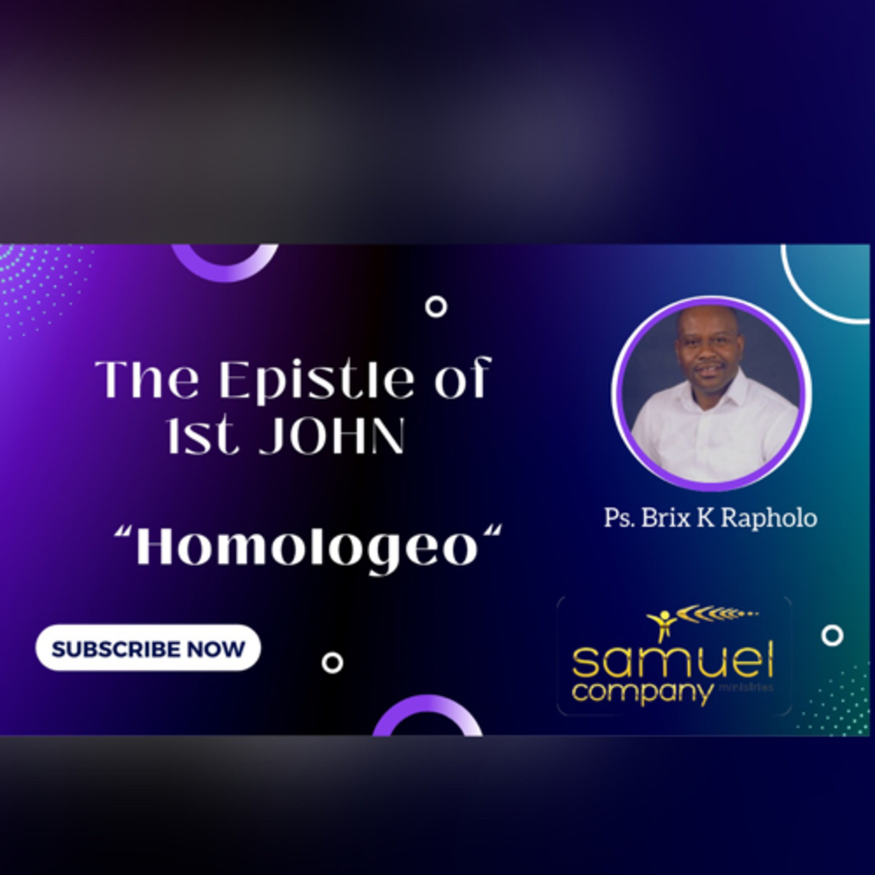 The The epistle of 1st JOHN | HOMOLOGEO | Sunday Service (2022.06.12)