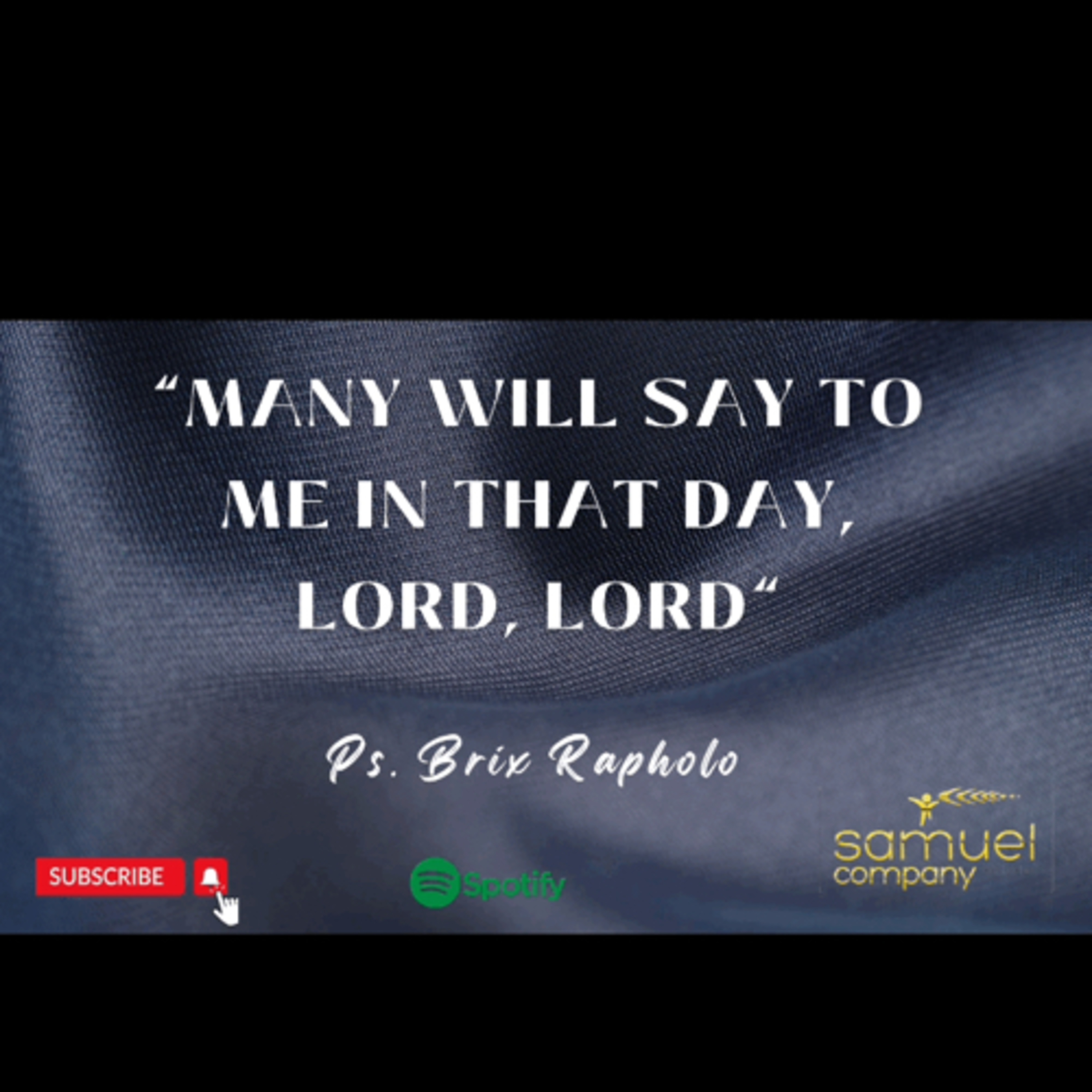 Classic Teaching | Many will say to me in that day, Lord, Lord | Sunday Service (2022.10.02) episode artwork