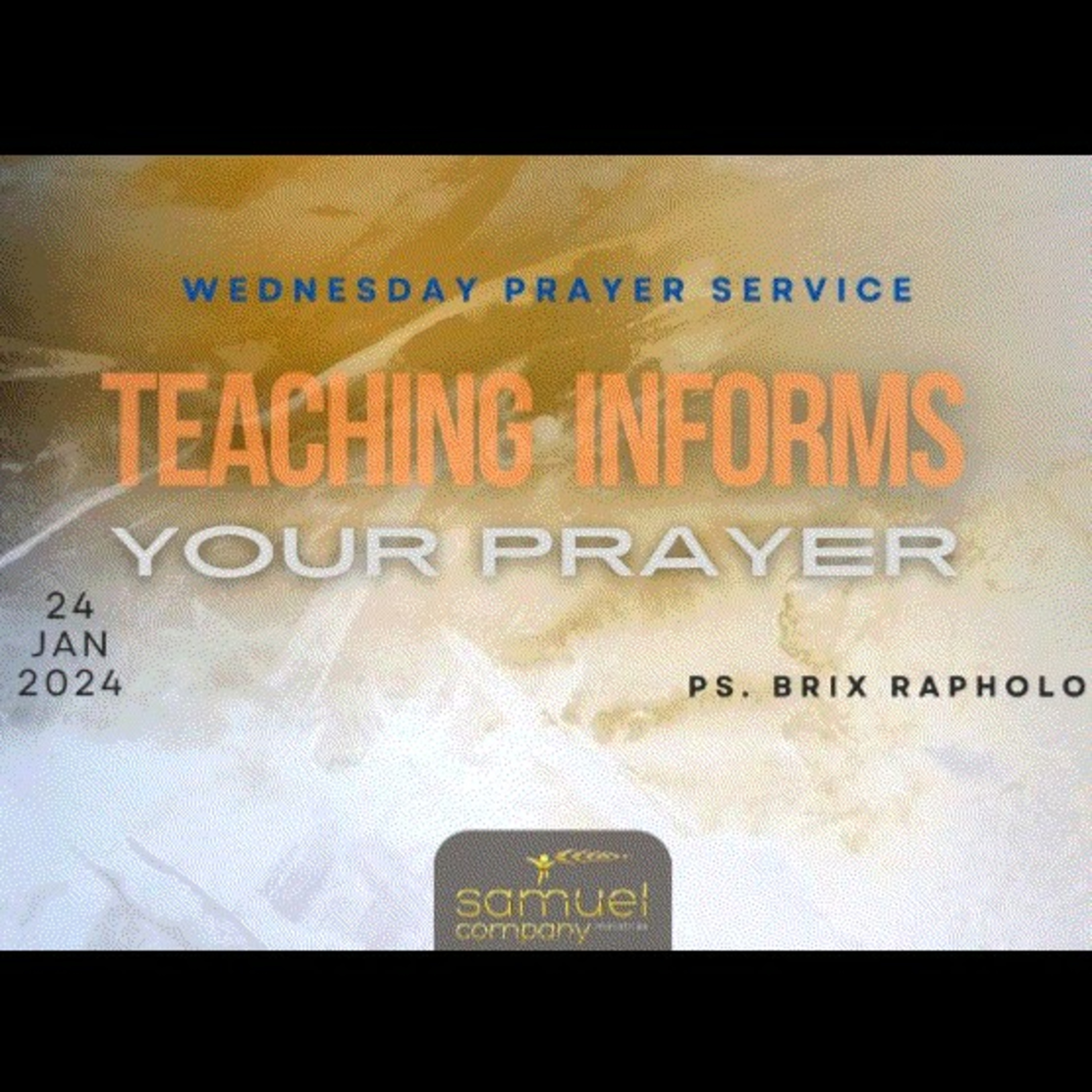 Teaching Informs your Prayer | Wednesday Prayer Service(2024.01.24) episode artwork