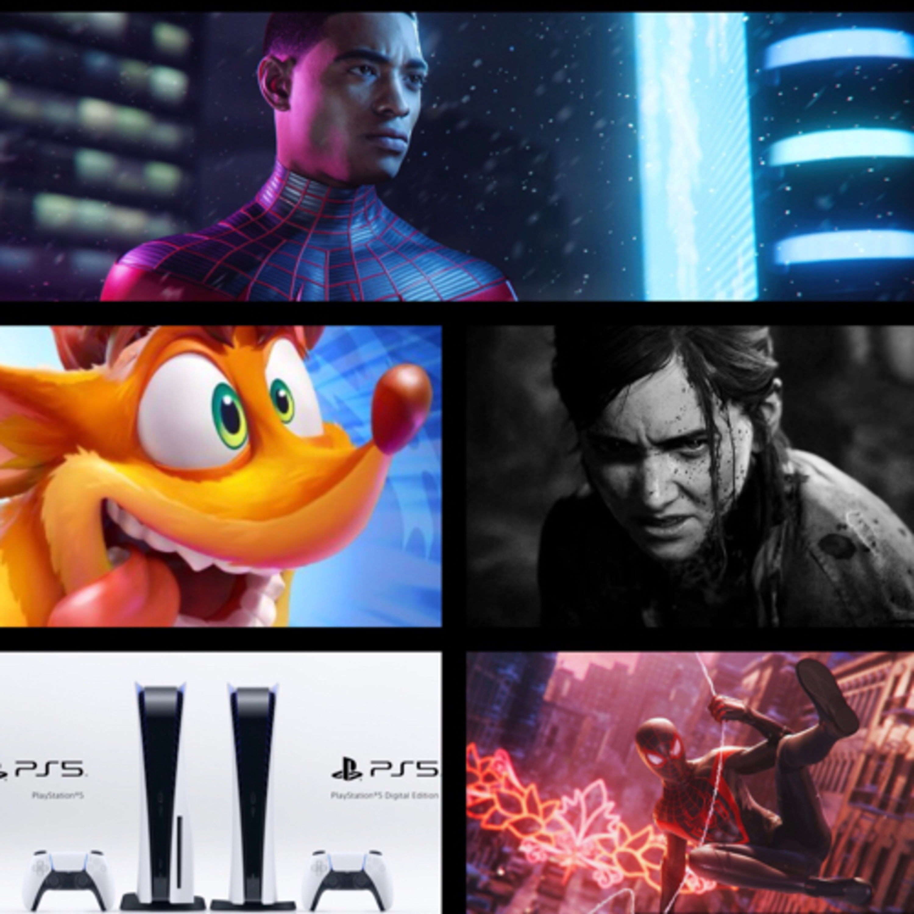 PlayStation news:PS5 reveal price, Miles Morales, New Crash bandicoot , The last of us 2 and more  episode artwork