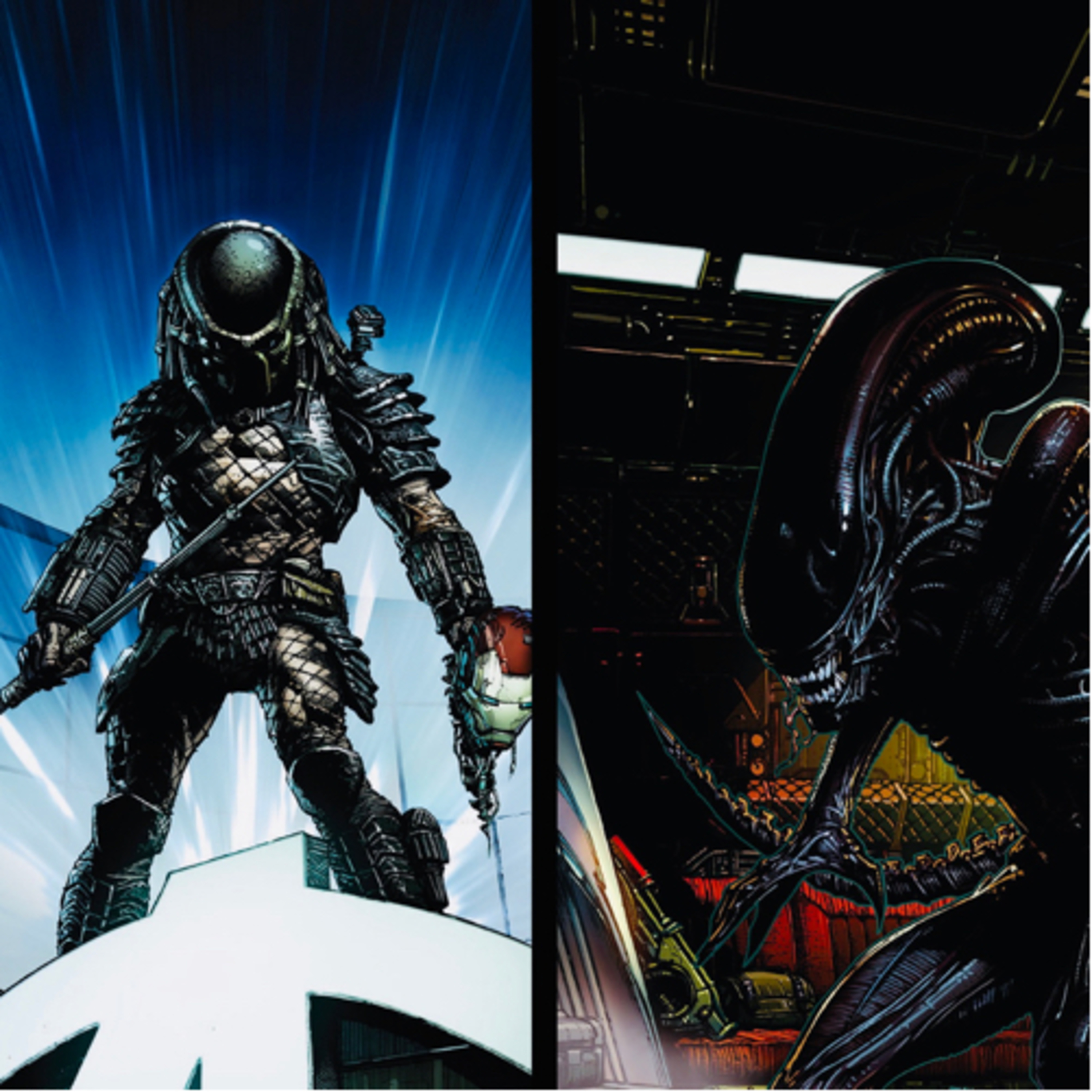 Marvel owns the rights to Alien Vs. Predator my thoughts  episode artwork