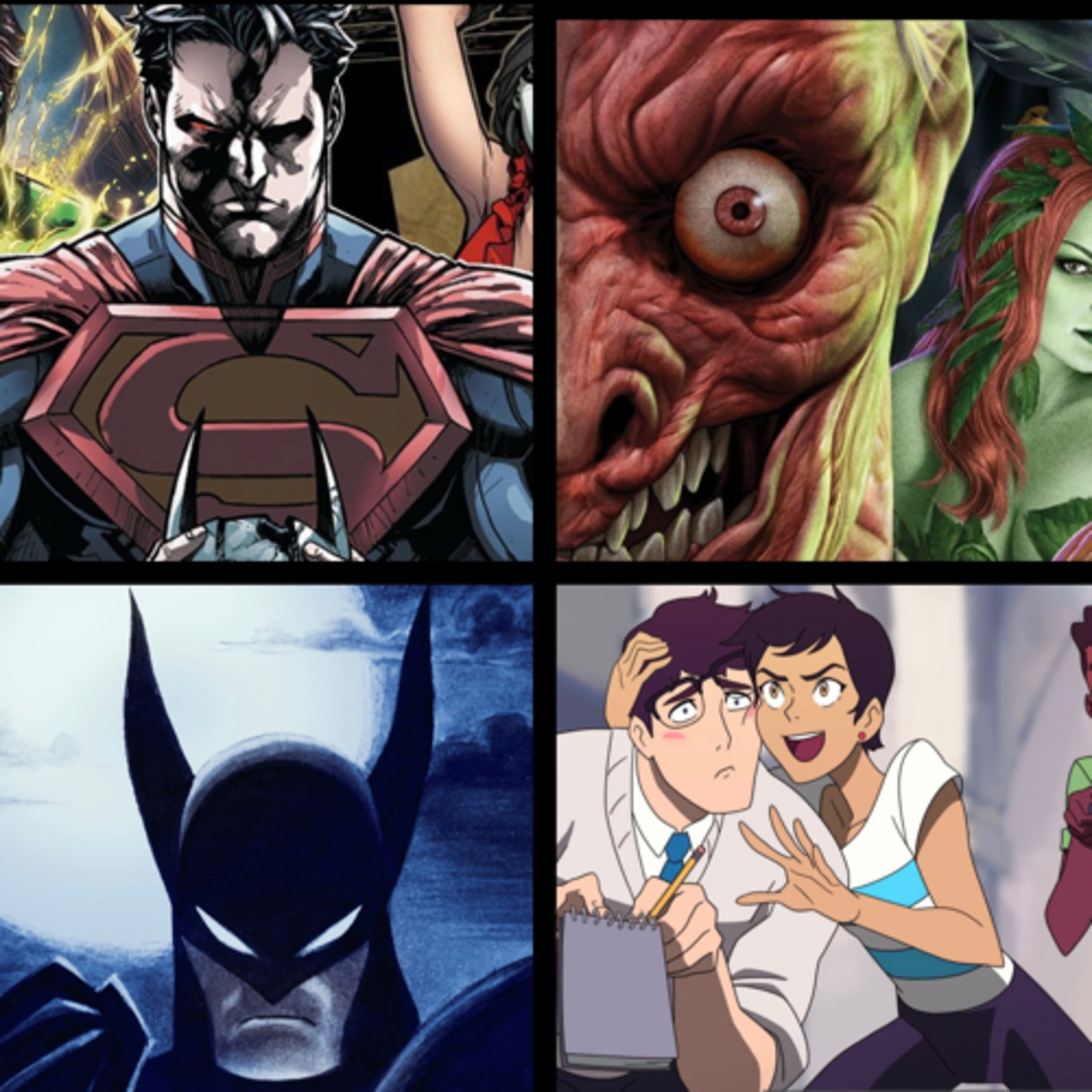 HUGE DC ANNOUNCEMENTS‼️‼️ Batman animated series and Long Halloween Injustice animated movie Superman  episode artwork