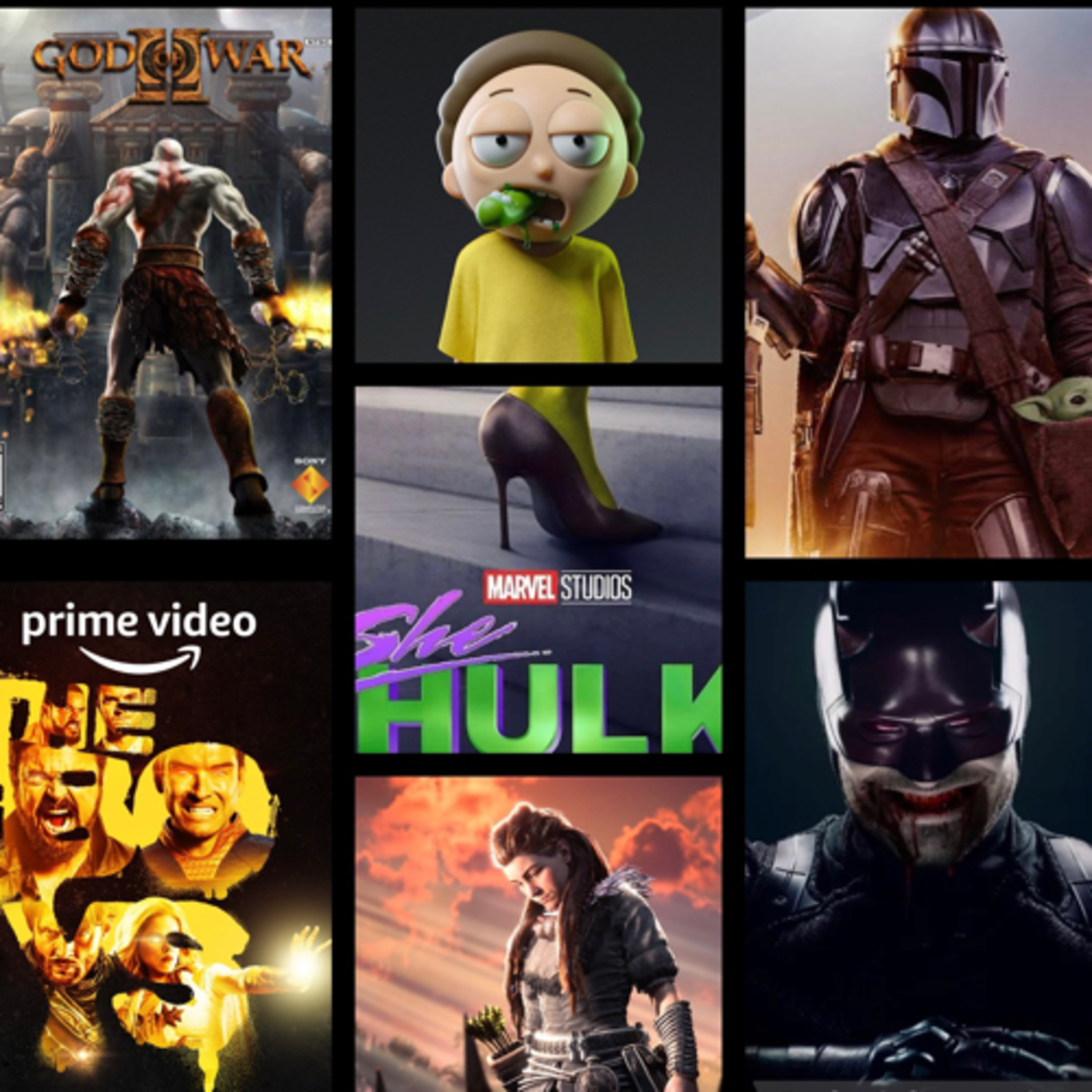 Tv series to look out for Rick and Morty anime, The Boys season 3, God of war, Mandalorian, and more episode artwork