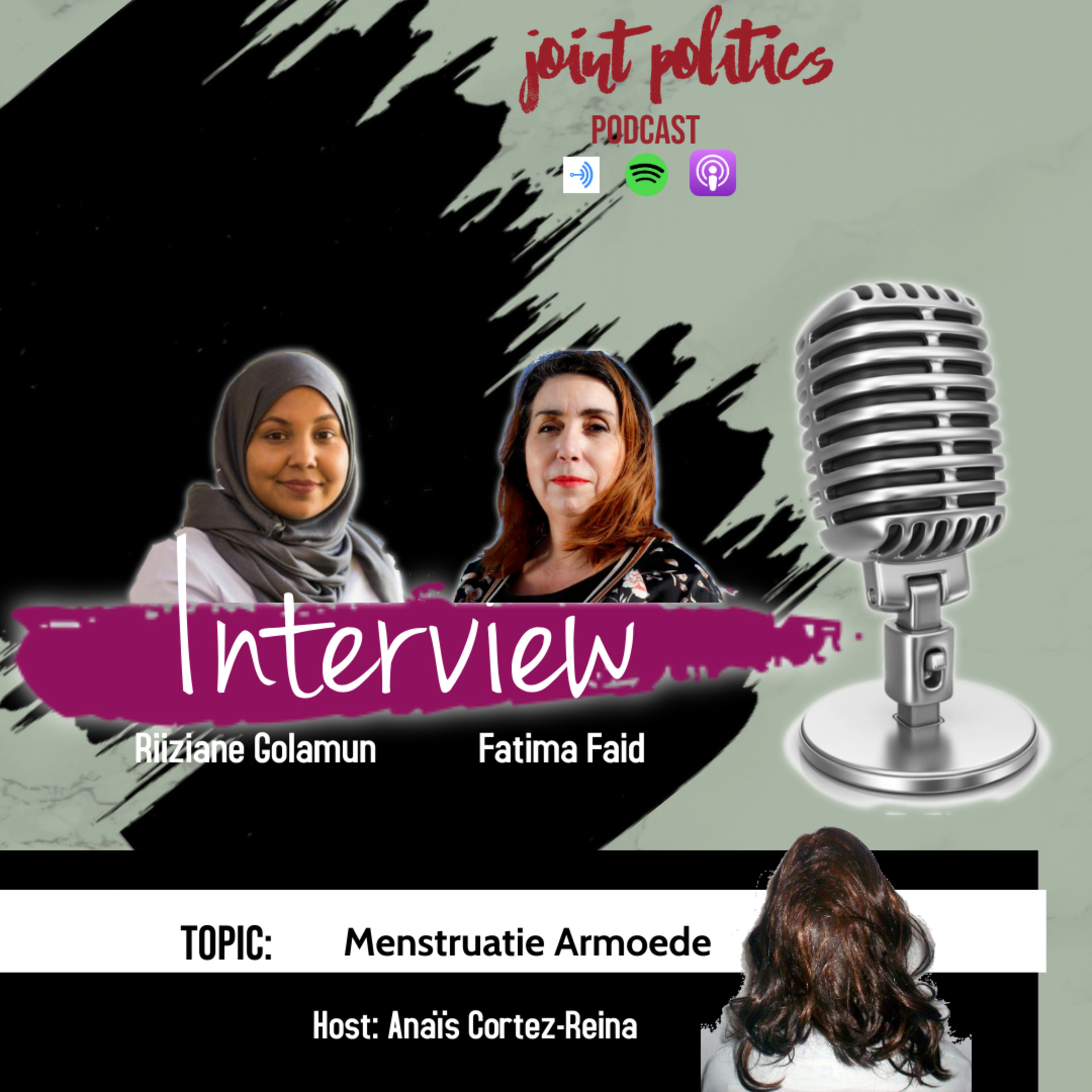 Menstruatie armoede en armoede onder vrouwen in het algemeen met Fatima Faid en Riiziane Golamun episode artwork