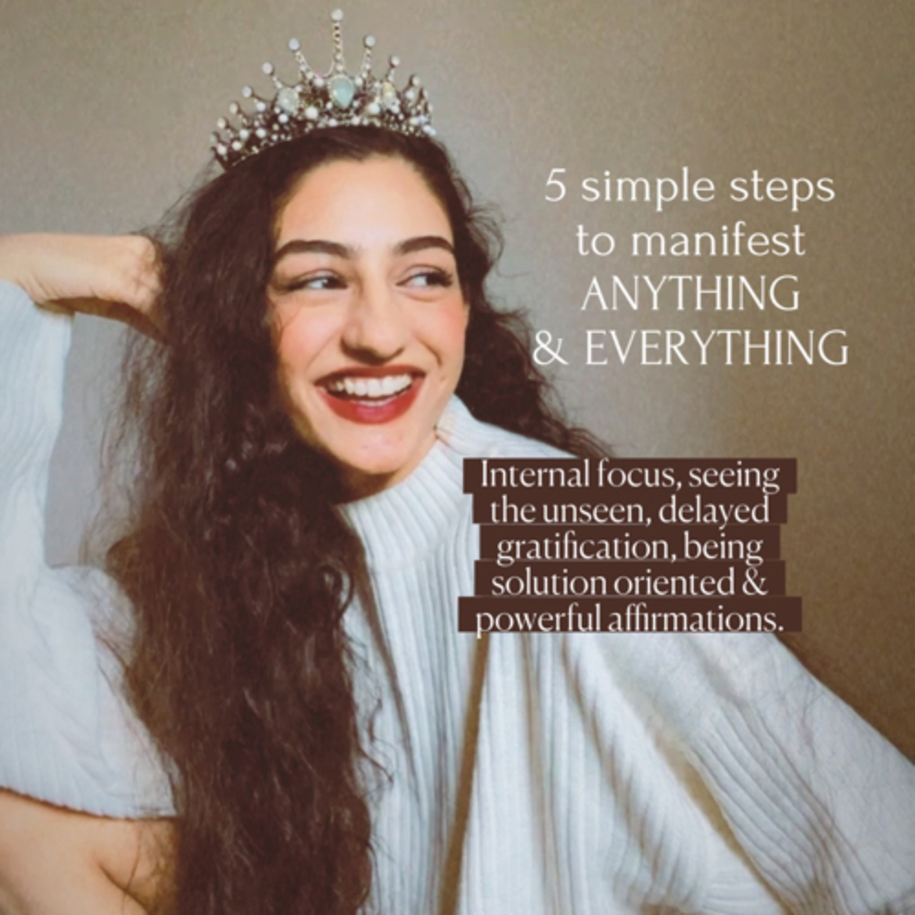 99 | Manifest your every dream coming true with this simple 5 step process