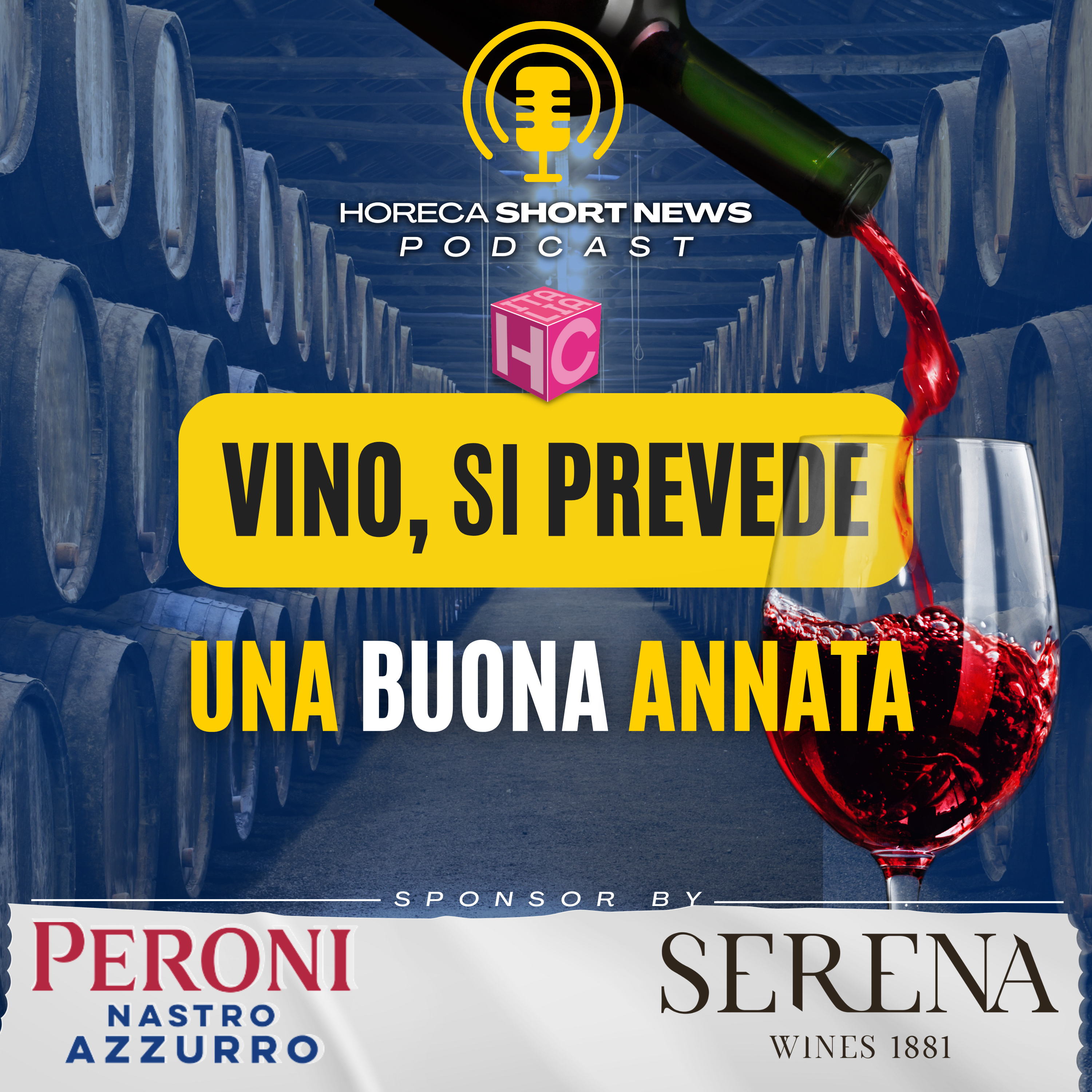 🍷 Vino: si prevede una buona annata 🥂 Che prezzo avrà il prosecco? 🍕 Ristorazione franchising, quanto vale? ⚜️ Apre Tosca, locali dai sapori toscani 📈 Spunti di Vista: commentiamo il rapporto coop episode artwork