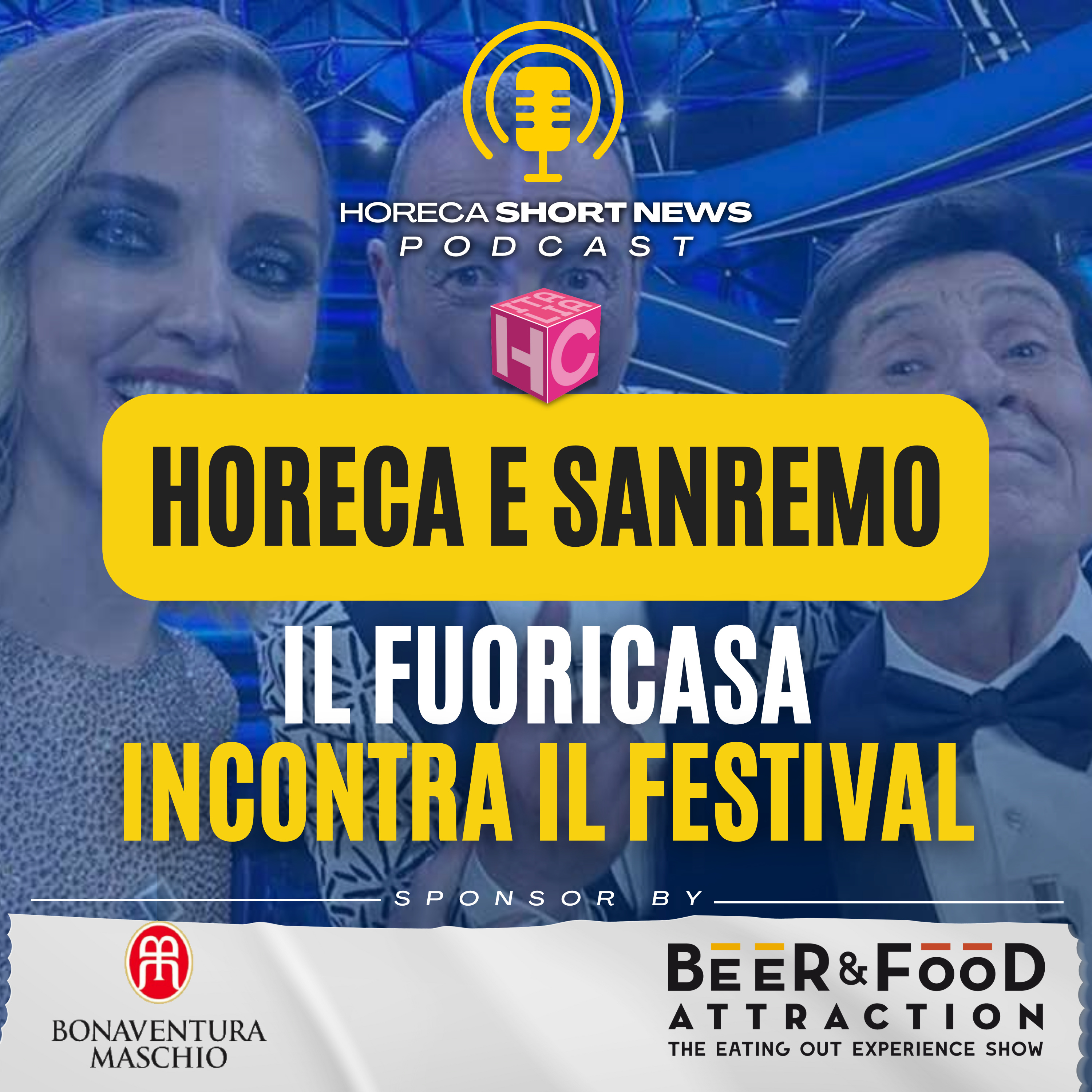 🌸Festival di Sanremo e horeca 🍹I drink a Sanremo saranno volcanici 🌶Non mancano ristoranti al peperoncino 🍕40 pizzaioli a Sanremo, ma non cantano 🎵Alcune canzoni famose dove si mangia e si beve episode artwork