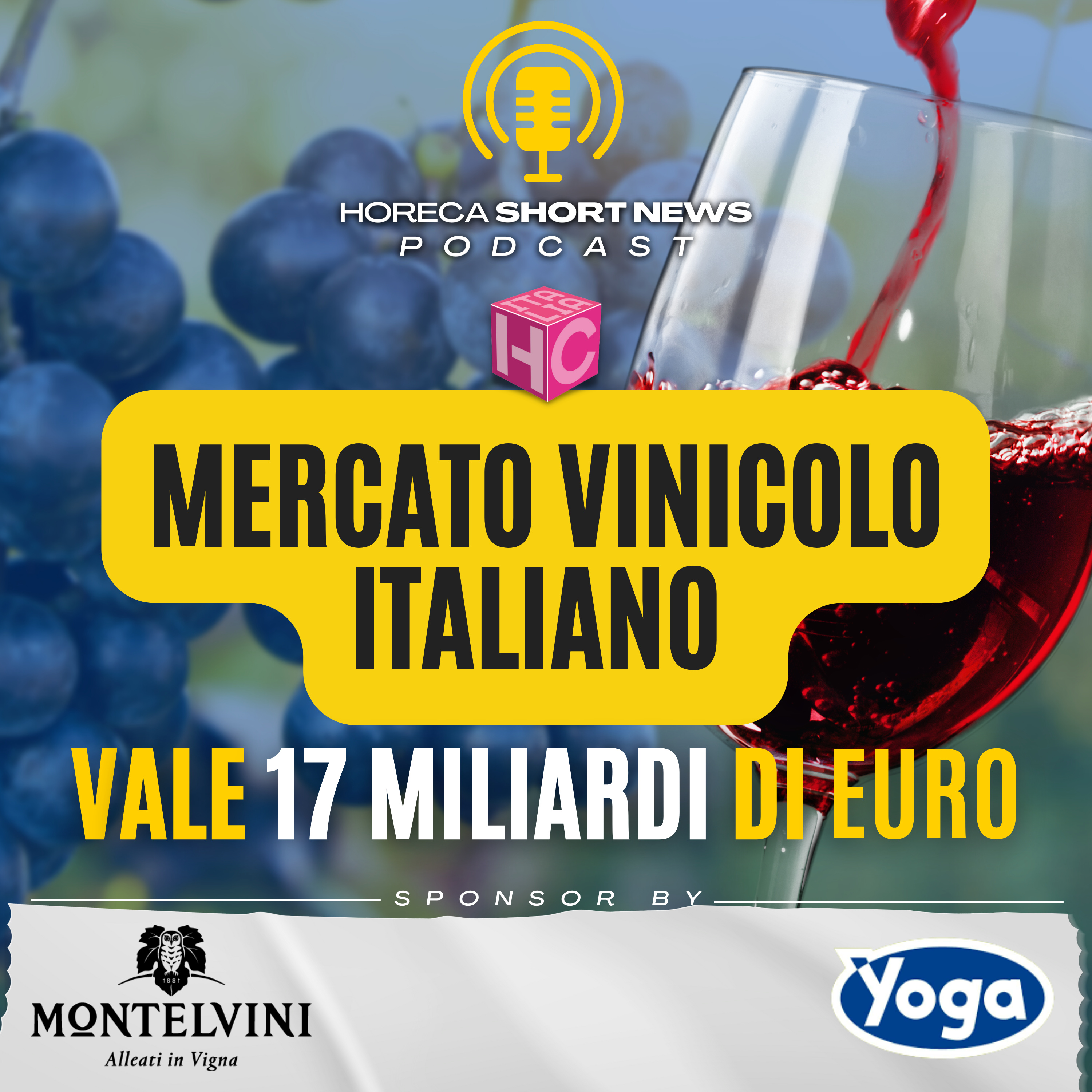 🍇Mercato vinicolo italiano, vale 17 miliardi di euro 🍷Previsioni in chiaroscuro per Federvini 📦Però l'export si difende molto bene 💬Ascoltiamo le valutazioni di Edoardo Freddi  episode artwork
