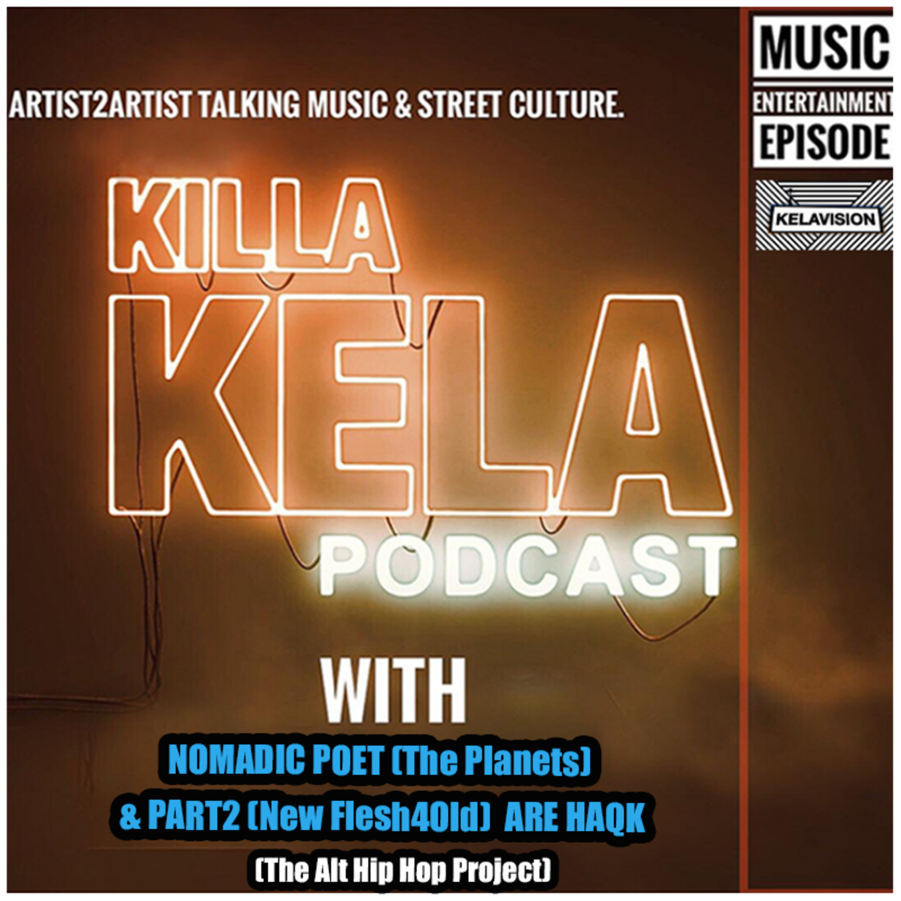 #380 WITH NOMADIC POET (The Planets) & PART2 (New Flesh4Old) ARE HAQK (The Alt Hip Hop Project)
