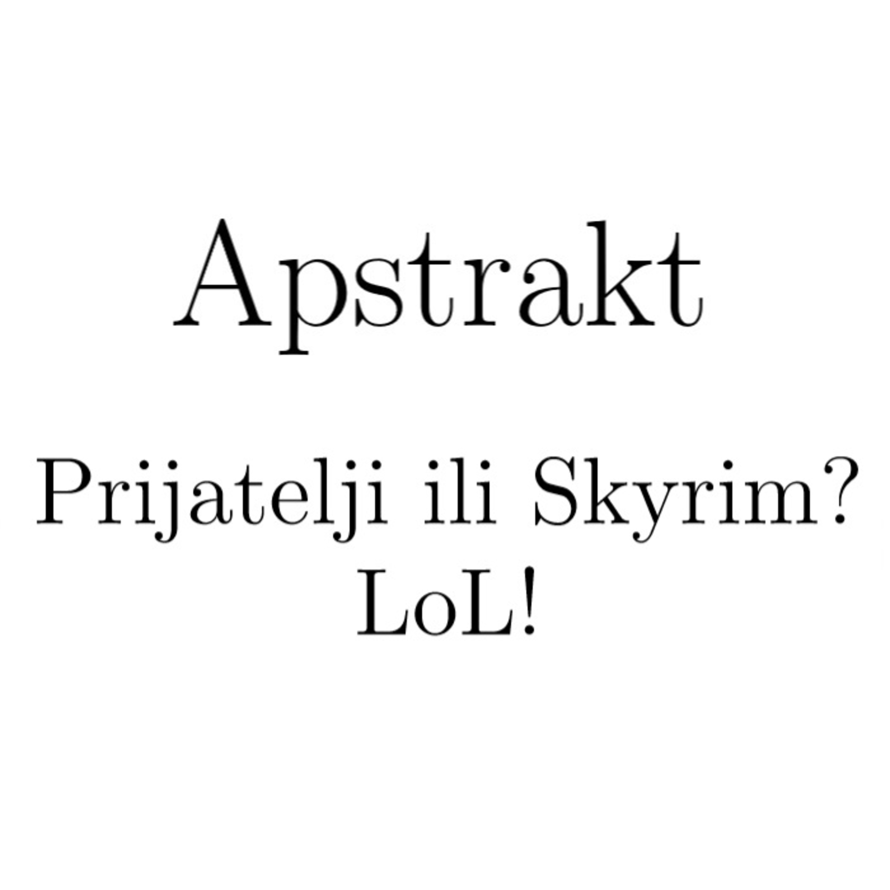 Apstrakt - podcast o produktivnosti i studijama