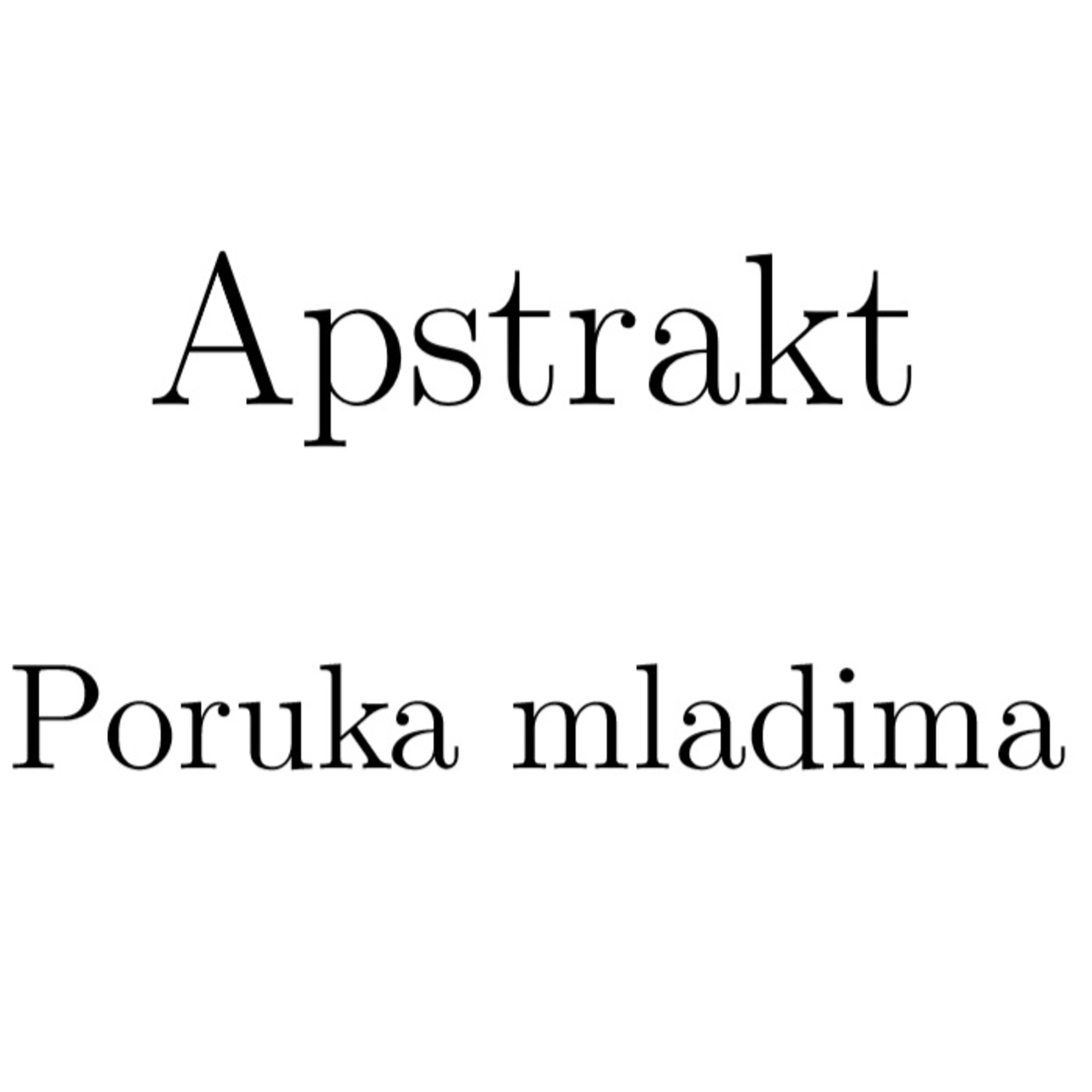 Apstrakt - podcast o produktivnosti i studijama