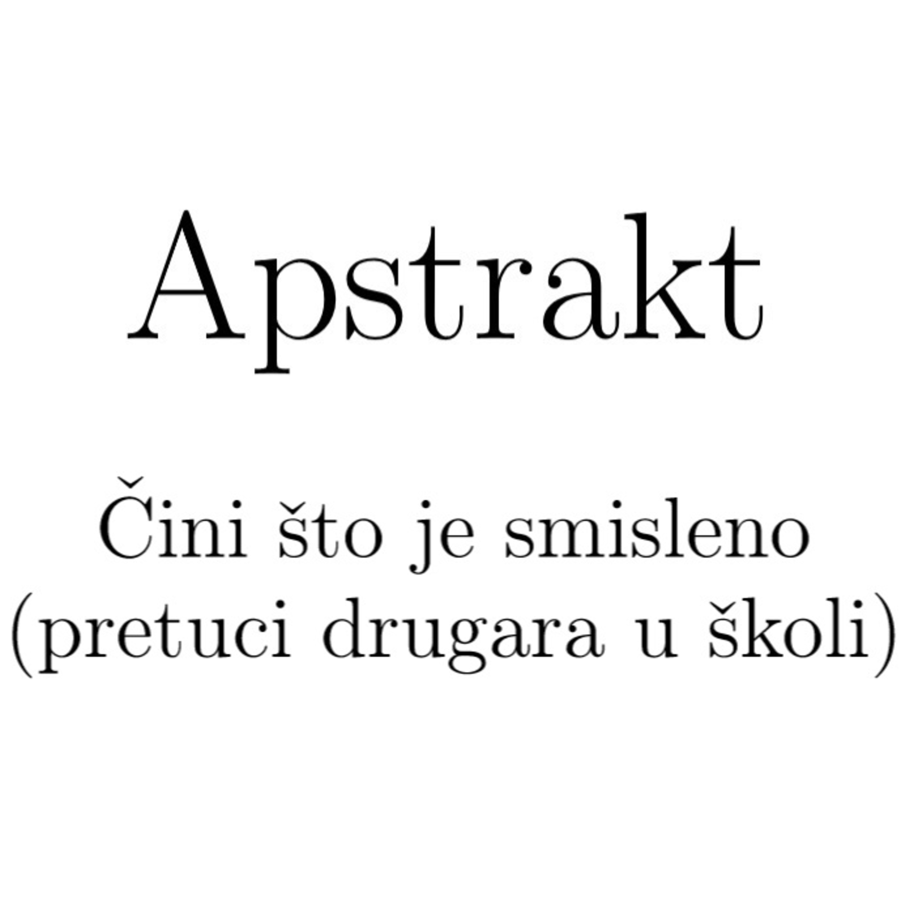 Apstrakt - podcast o produktivnosti i studijama