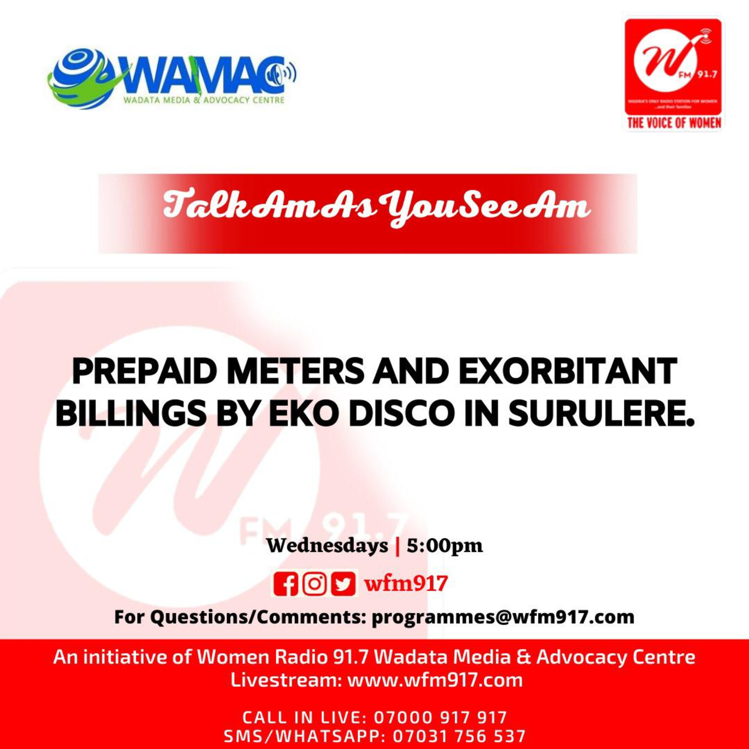 TalkAmAsYouSeeAm - Prepaid Meters and Exorbitant Billings by Eko Disco in Surulere  episode artwork