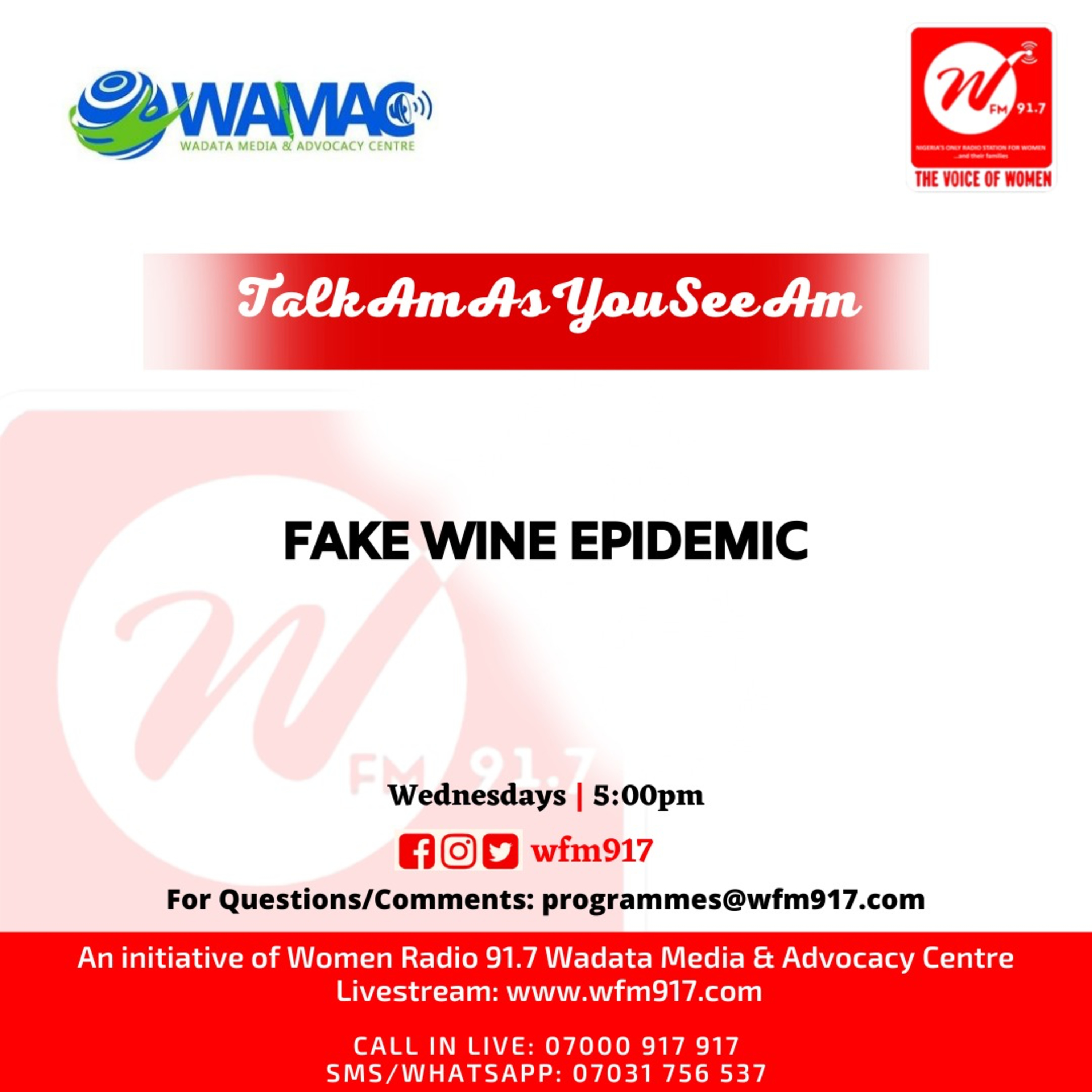 TalkAmAsYouSeeAm - Fake Wine Epidemic  episode artwork