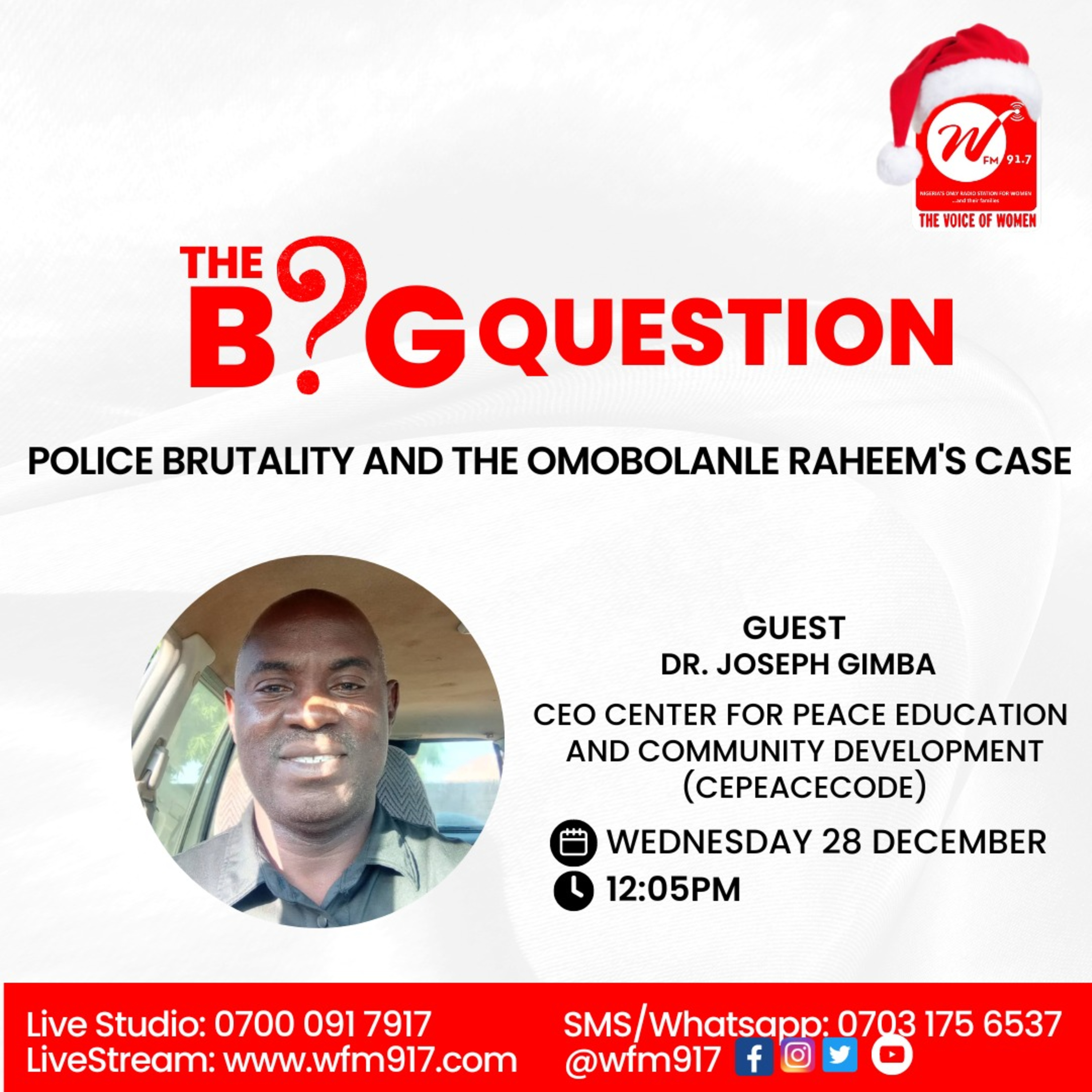 Police brutality and the Omobolanle Raheem's case episode artwork