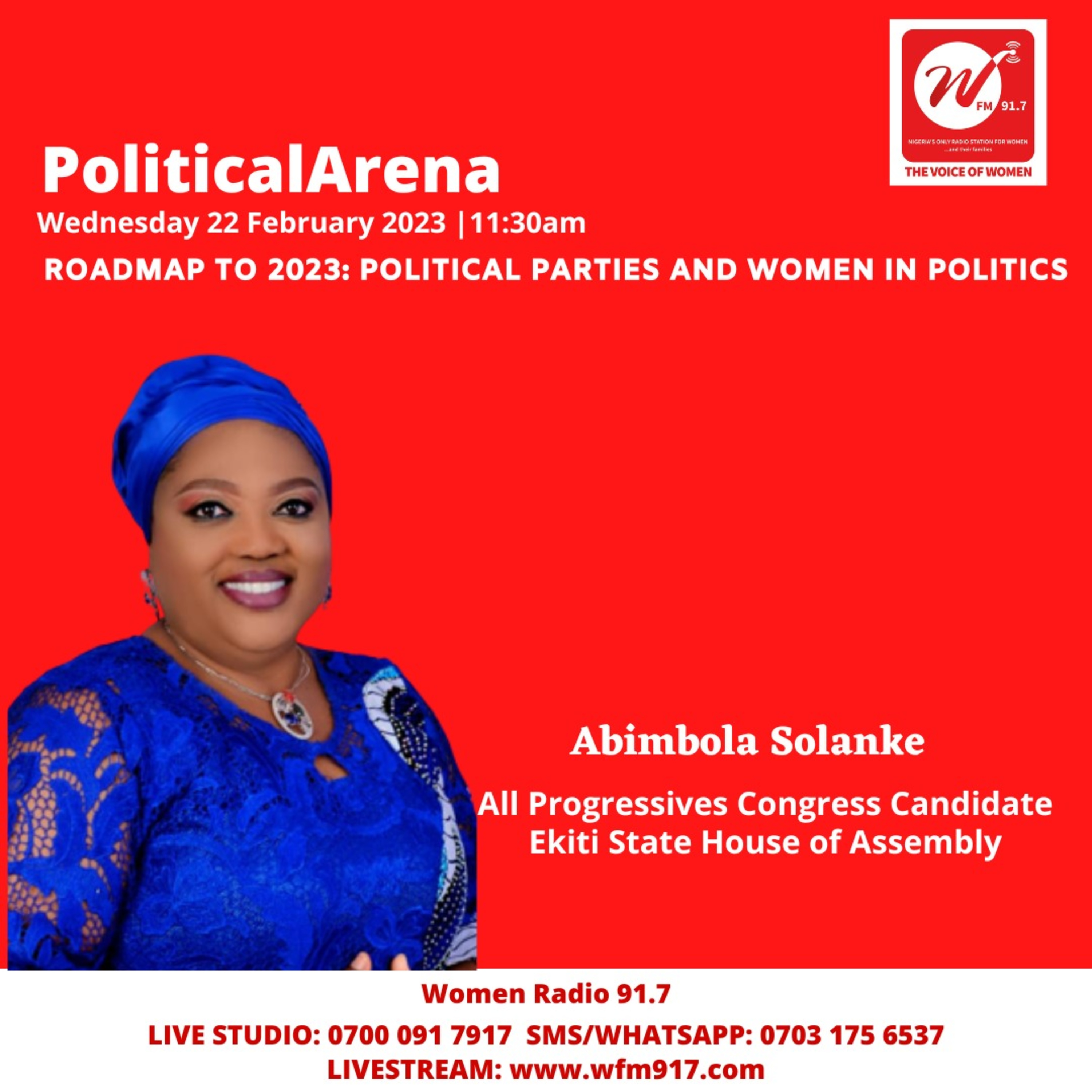ROADMAP TO 2023: POLITICAL PARTIES AND WOMEN IN POLITICS episode artwork