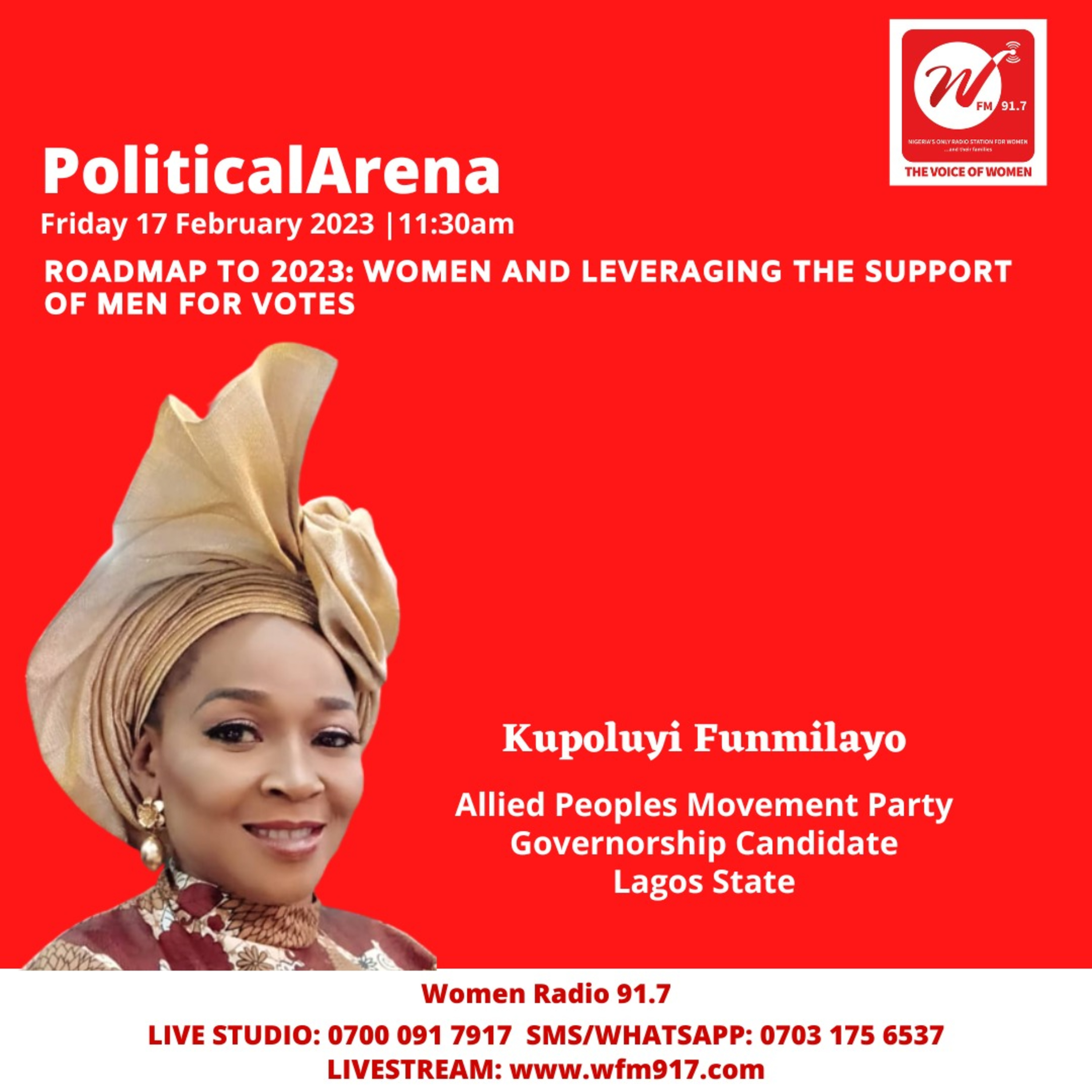 ROADMAP TO 2023: WOMEN AND LEVERAGING THE SUPPORT OF MEN FOR VOTES episode artwork