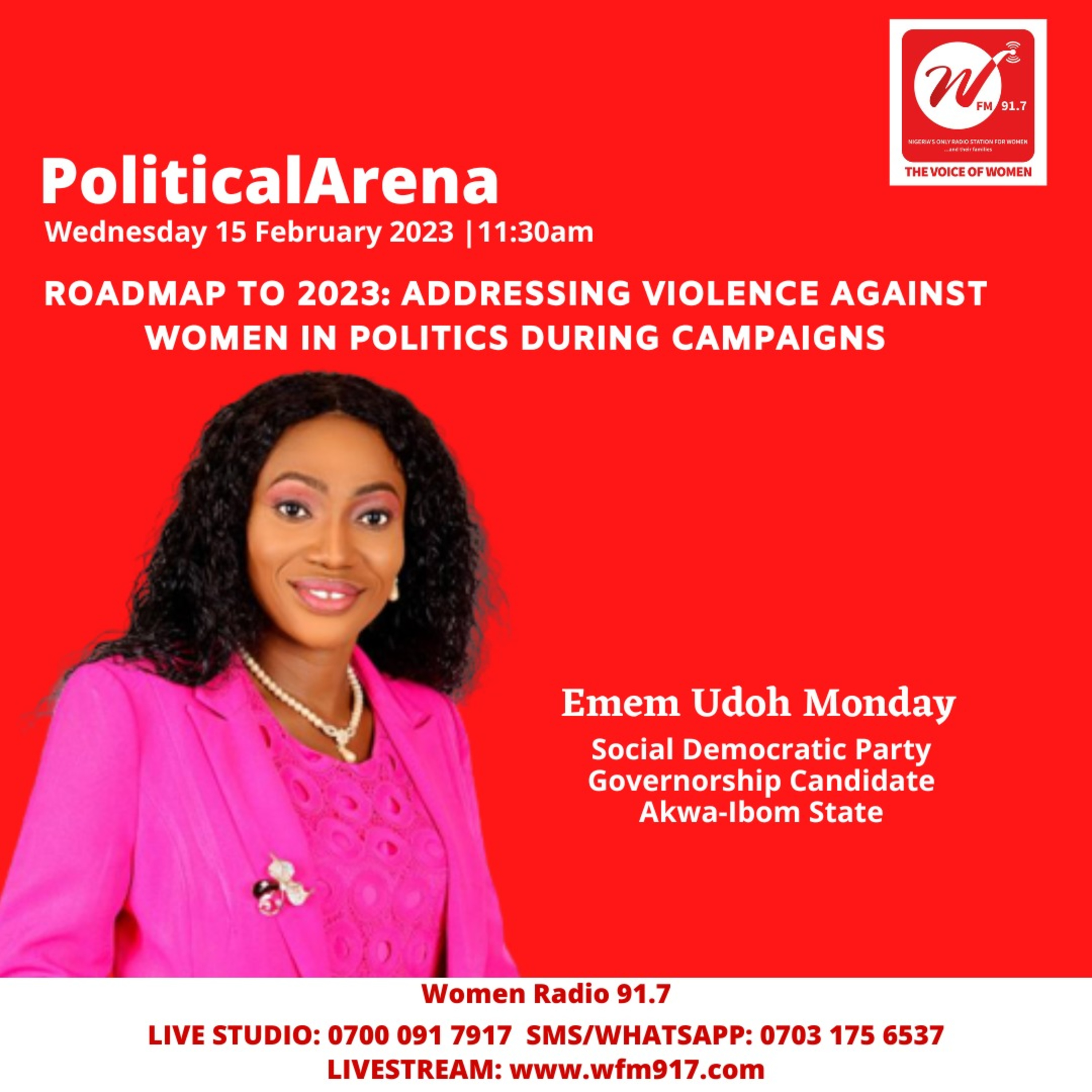 ROADMAP TO 2023: ADDRESSING VIOLENCE AGAINST WOMEN IN POLITICS DURING CAMPAIGNS episode artwork