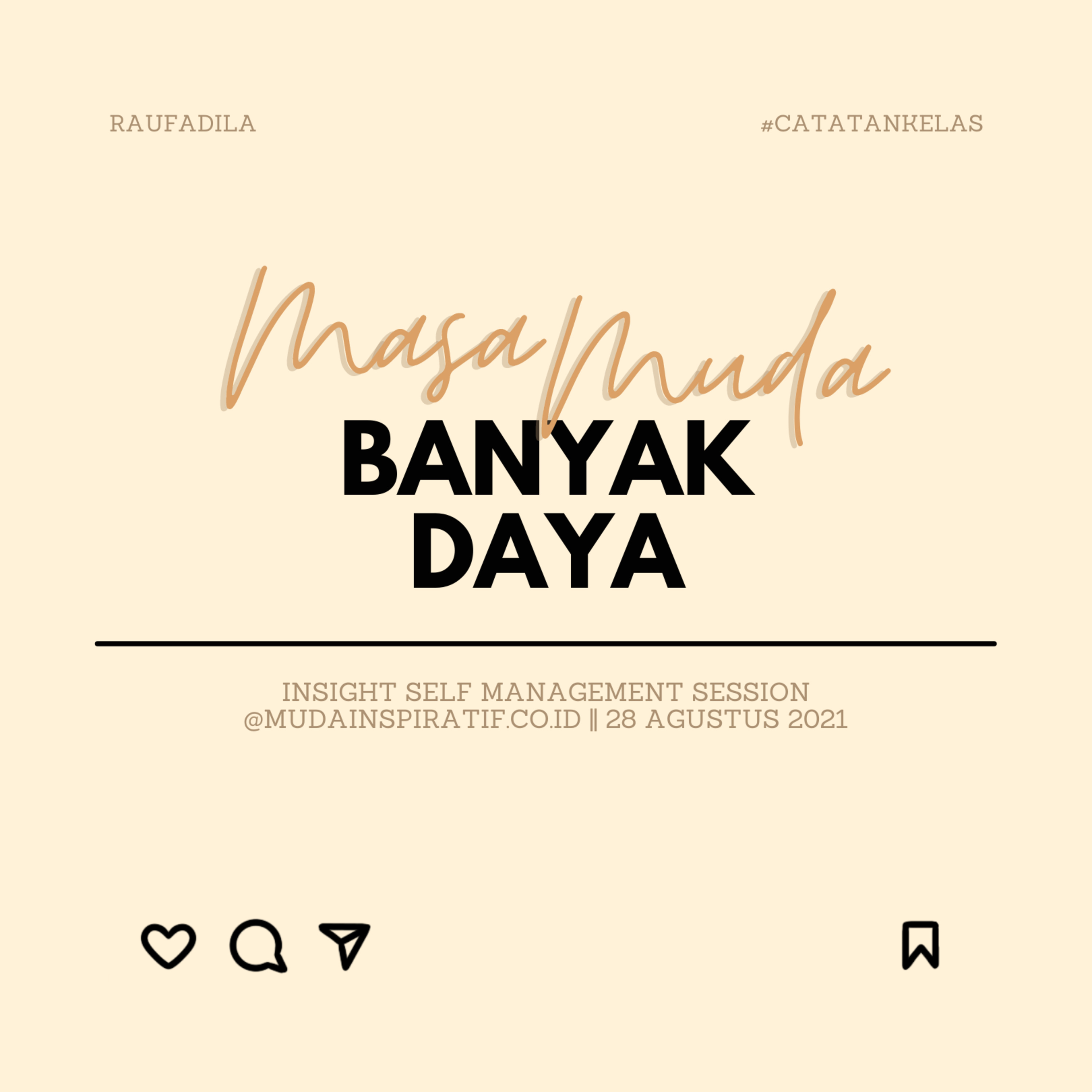 Masa Muda Banyak Daya #CatatanKelas episode artwork