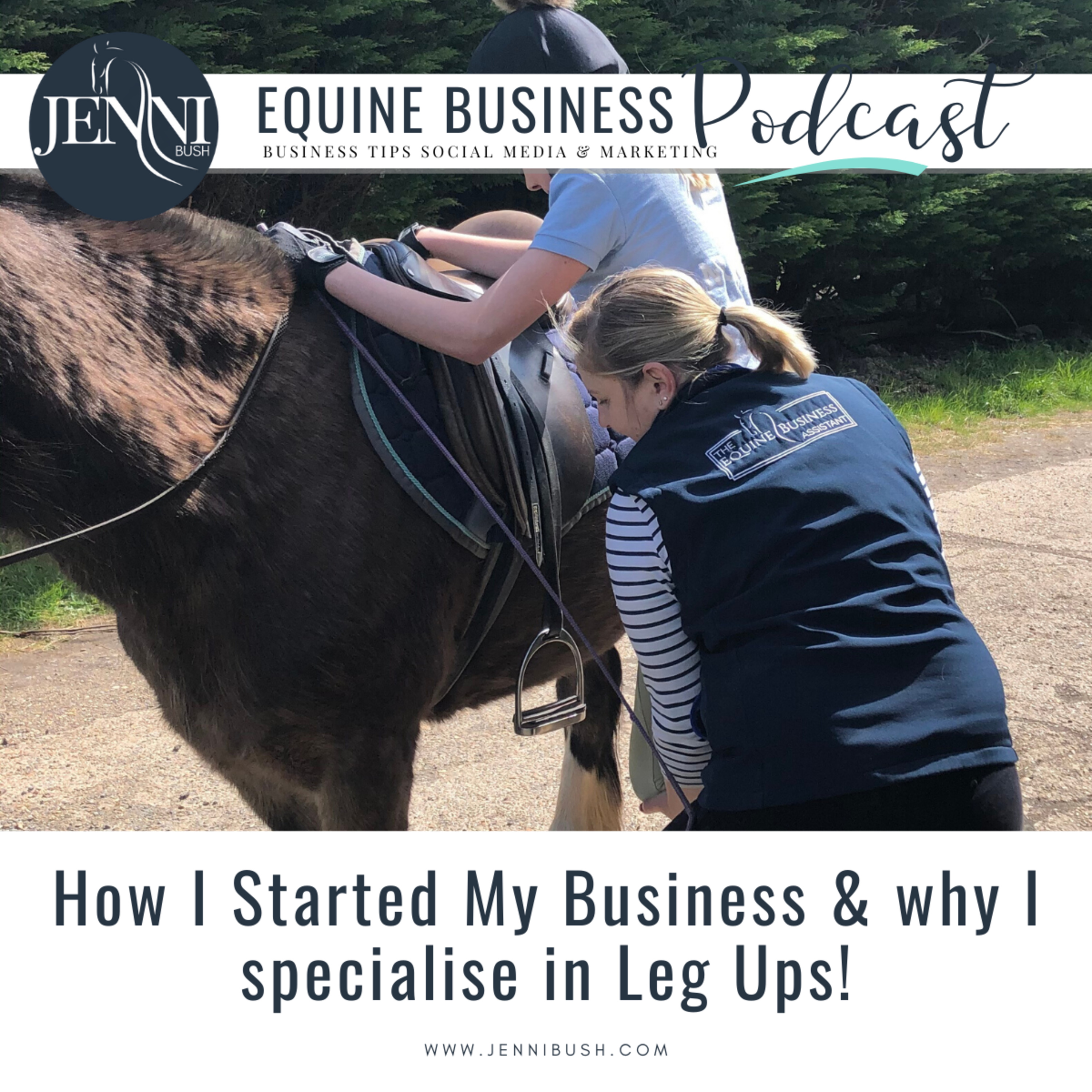 #3: How I started my business and why I do what I do! all about the Equine Business Assistant  episode artwork