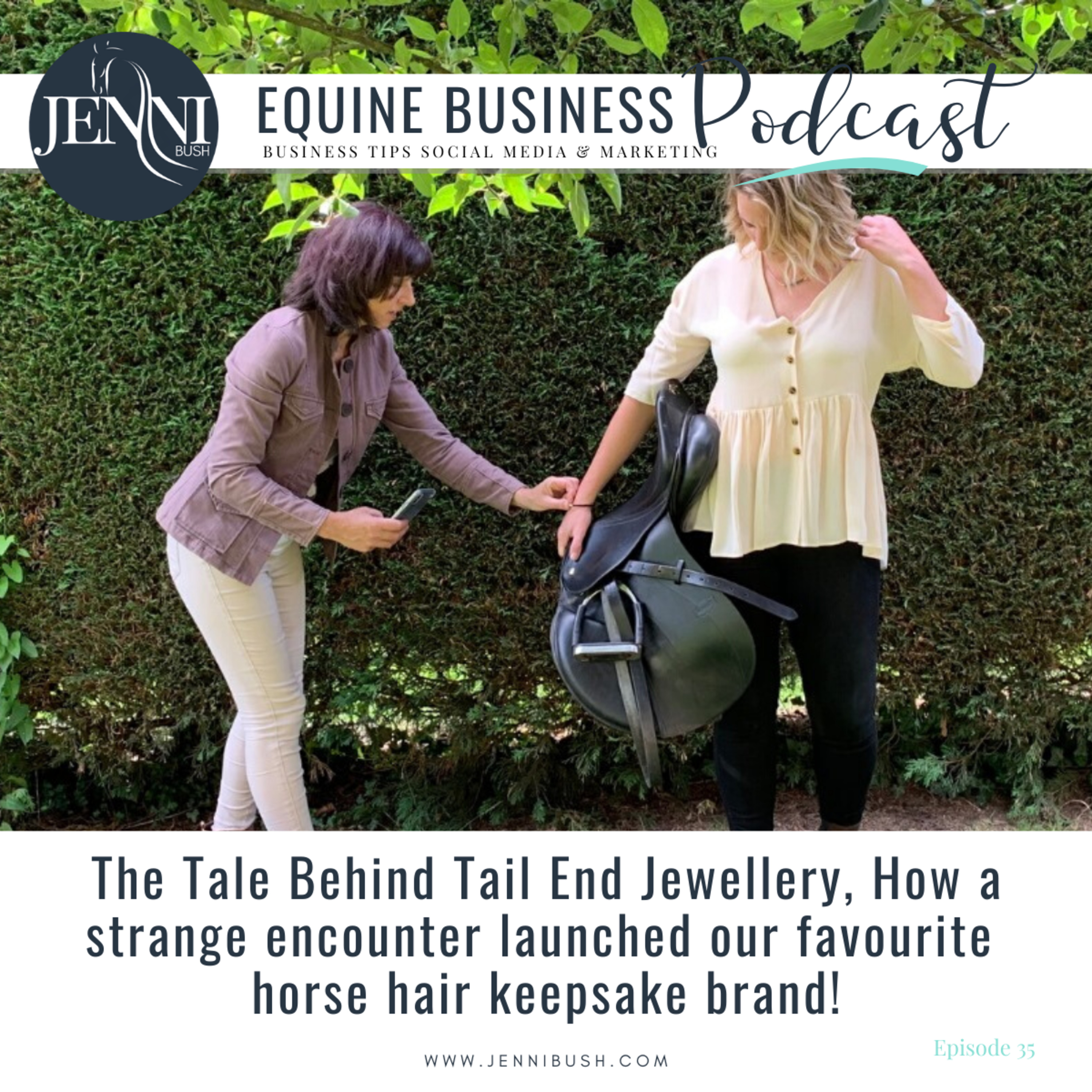 #31: How a Chance Meeting with a Stranger Started One of the UK's best loved Equine Jewellery Brands - Talking Horse Business with Alison from Tail End Jewellery episode artwork