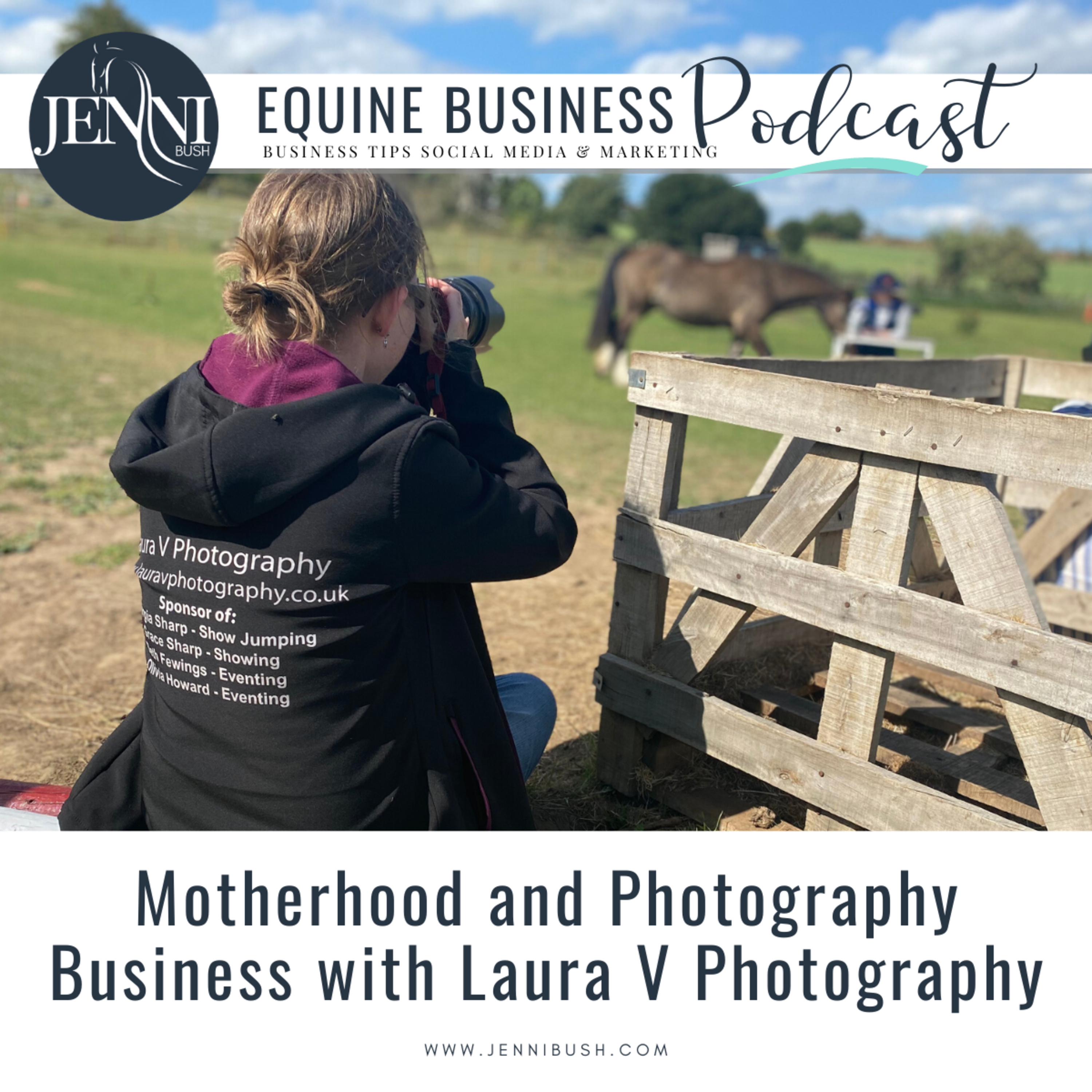 #35: Talking Photoshoots, Motherhood and Running a Business with Laura V Photography episode artwork