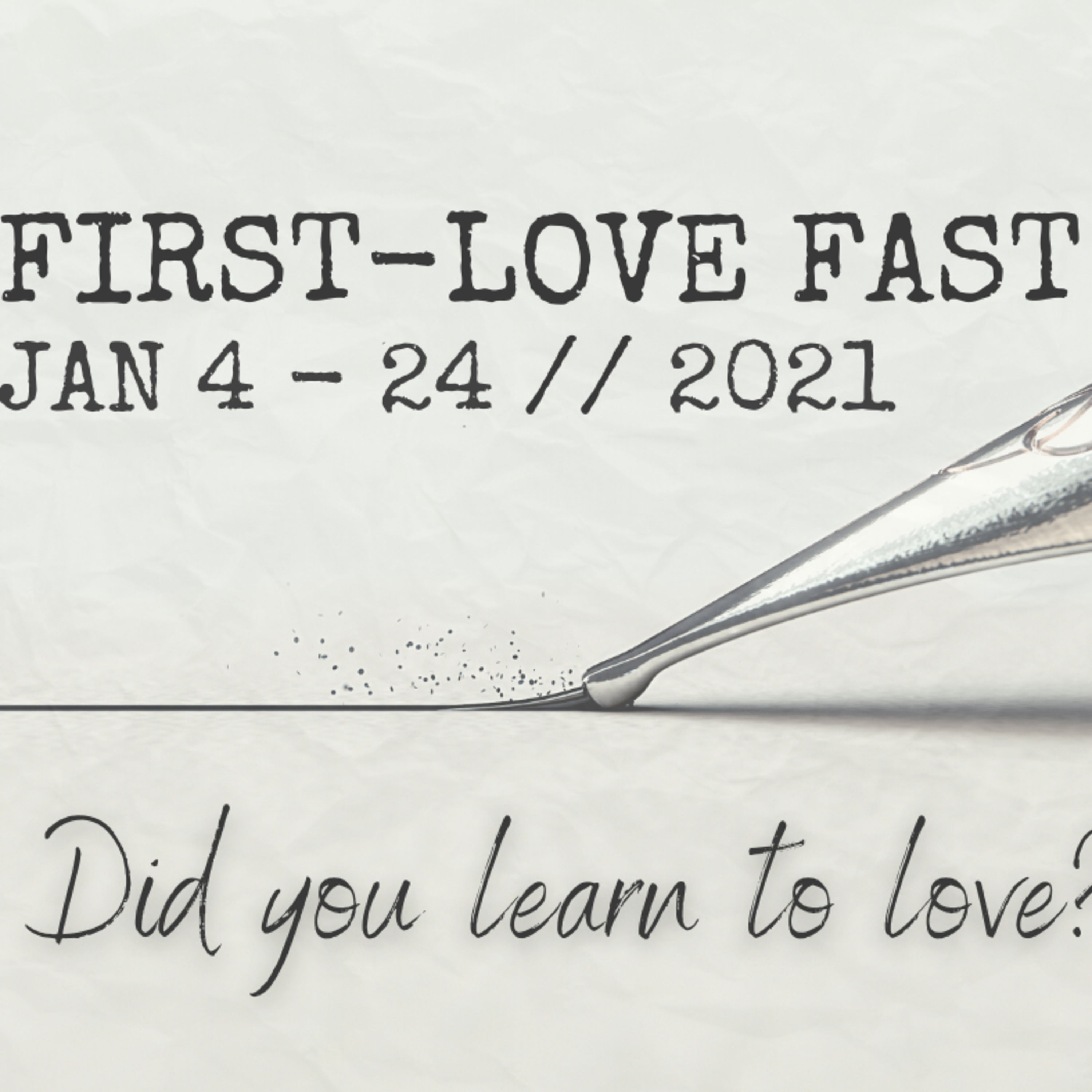 Episode 46: SUNDAY SERMON - First-love Fast 2021 - Joshua Rushing  episode artwork