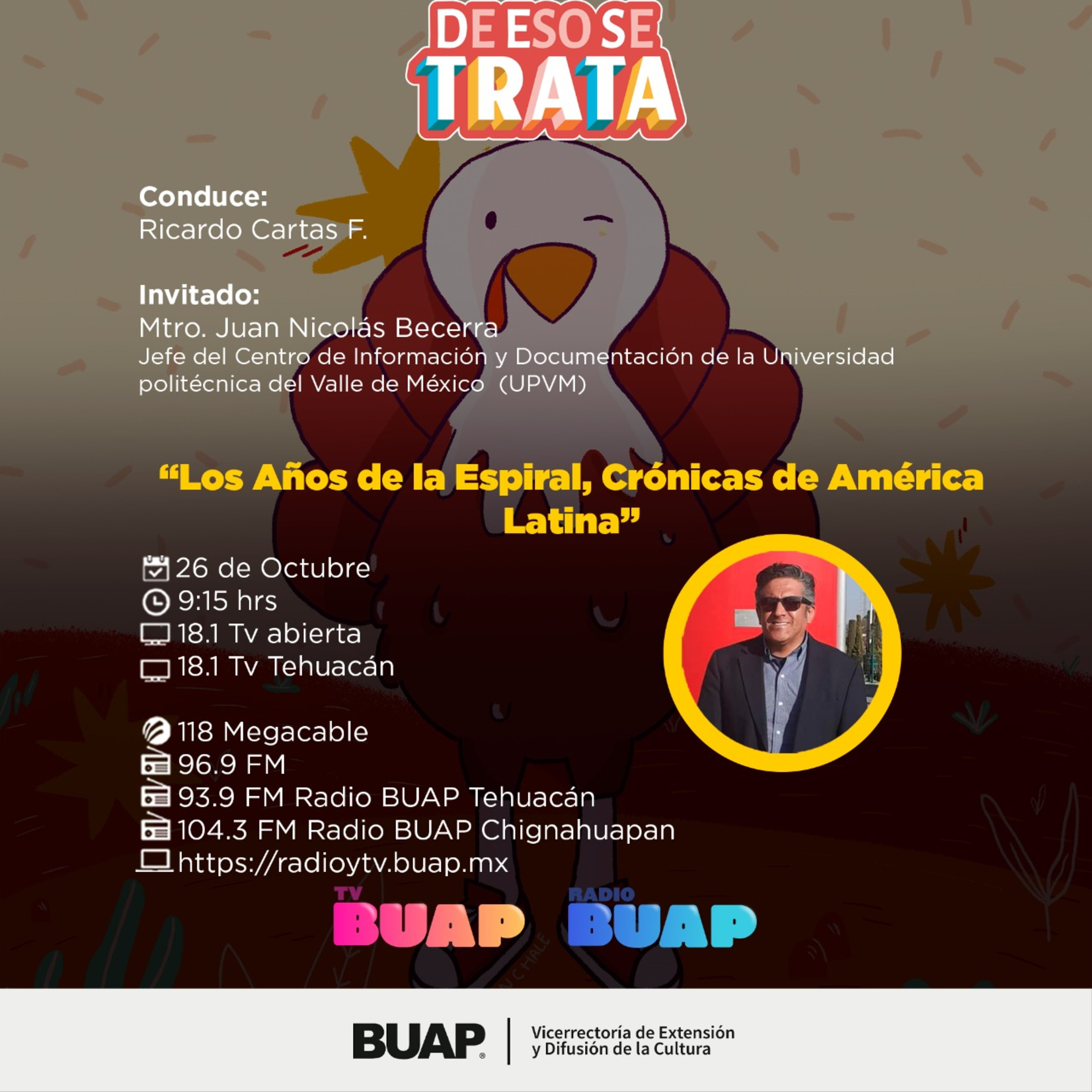Ep. Libro: Los años de la espiral. Crónicas de América Latina. De eso se trata. episode artwork