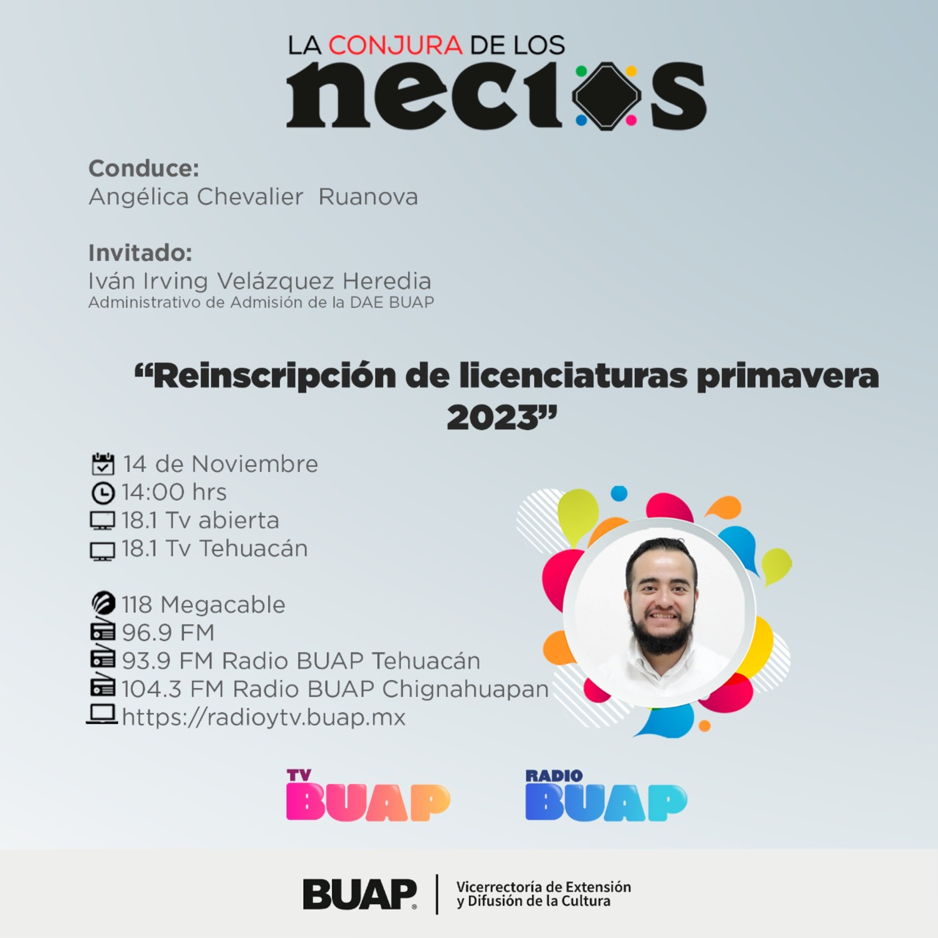 Ep. Reinscripción Primavera 2023 nivel licenciatura. La conjura de los necios. episode artwork