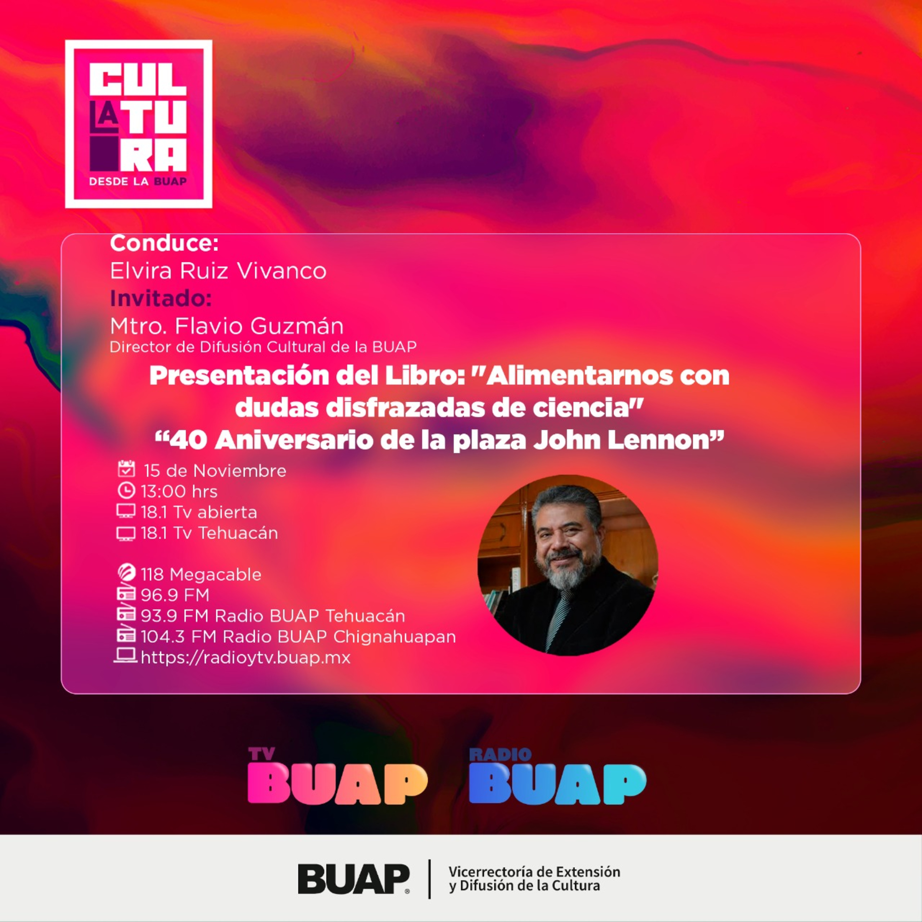 Ep. Libro: Alimentarnos con dudas disfrazadas de ciencia. La cultura desde la BUAP. episode artwork