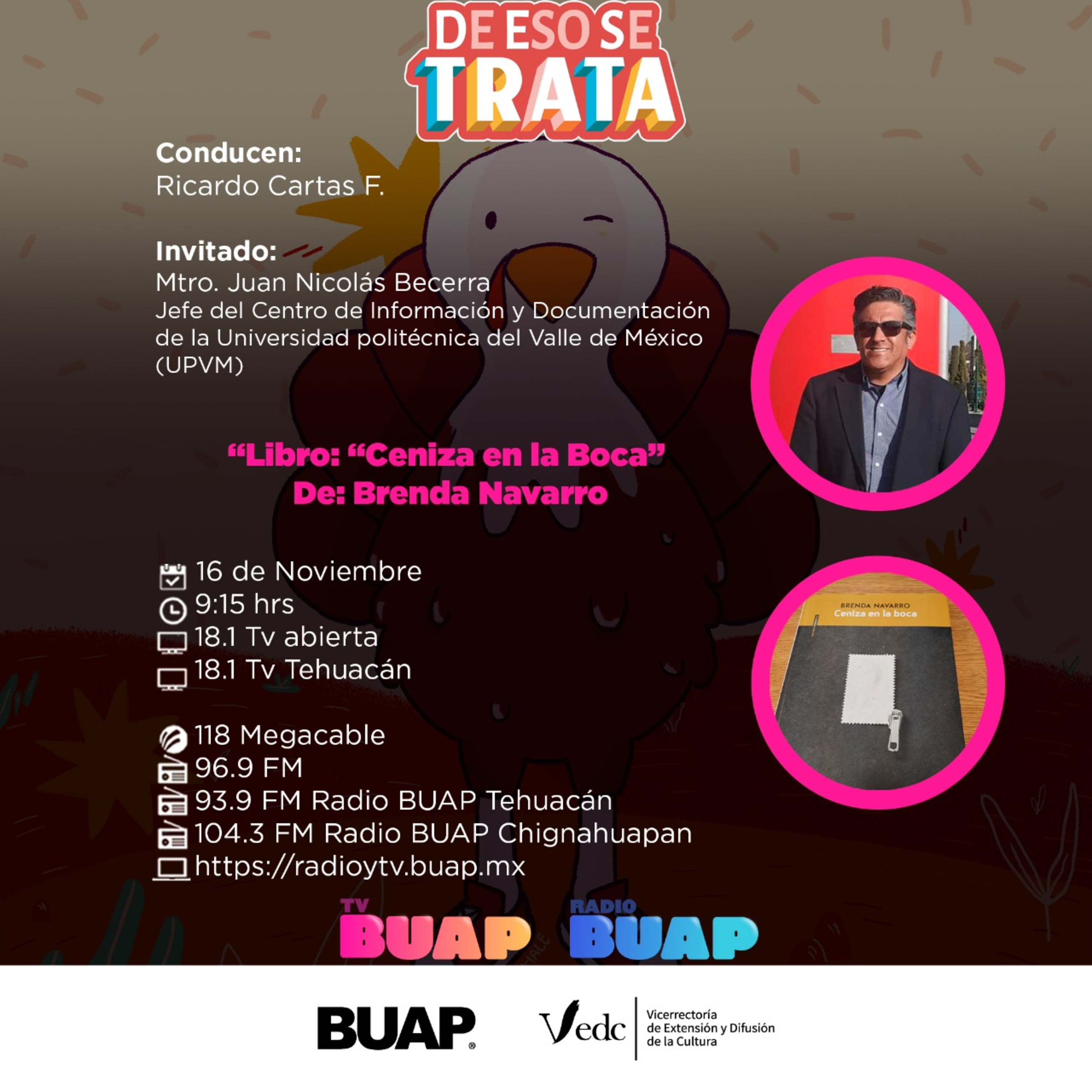 Ep. Libro: Ceniza en la boca. De eso se trata. episode artwork