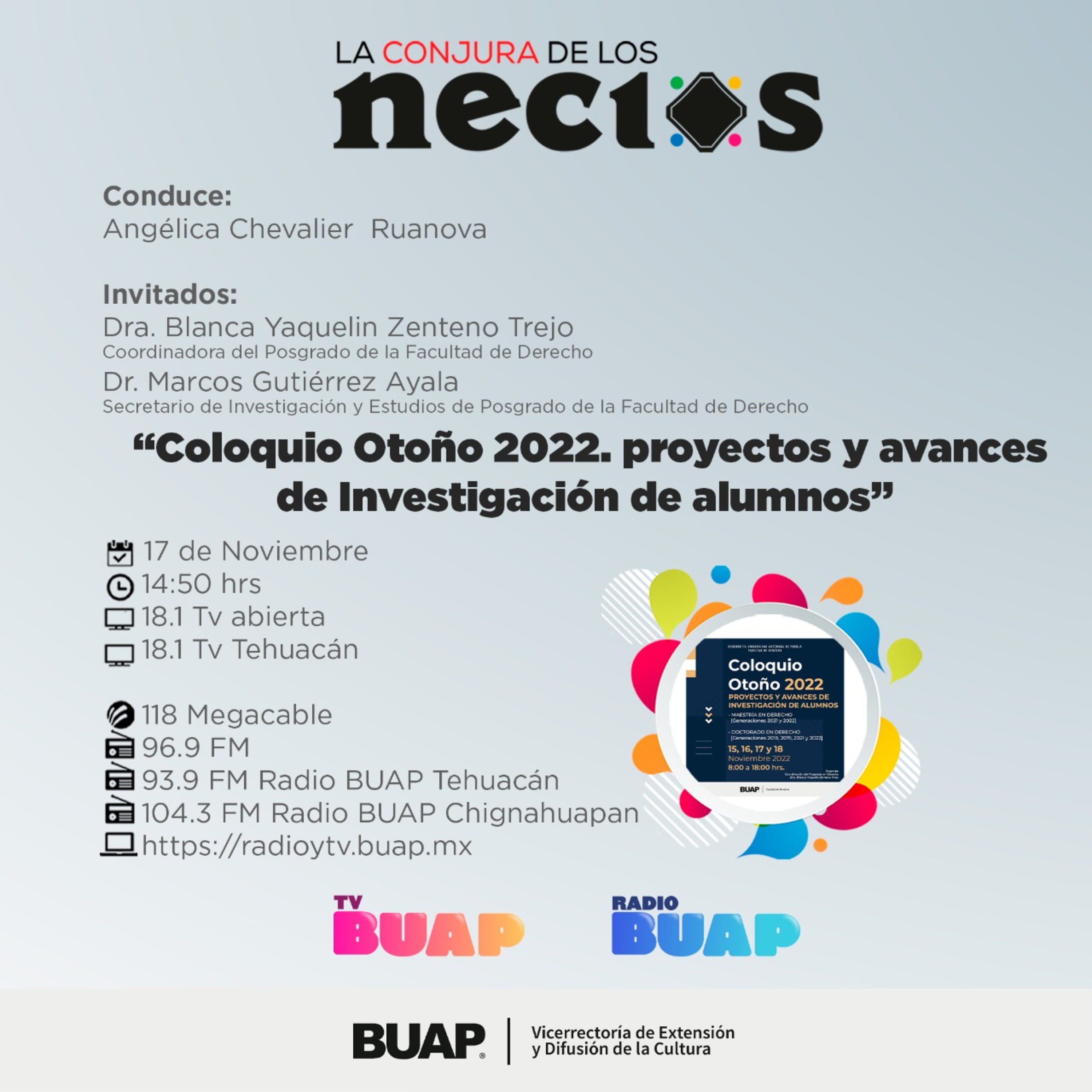 Ep. Coloquio otoño 2022. La conjura de los necios. episode artwork