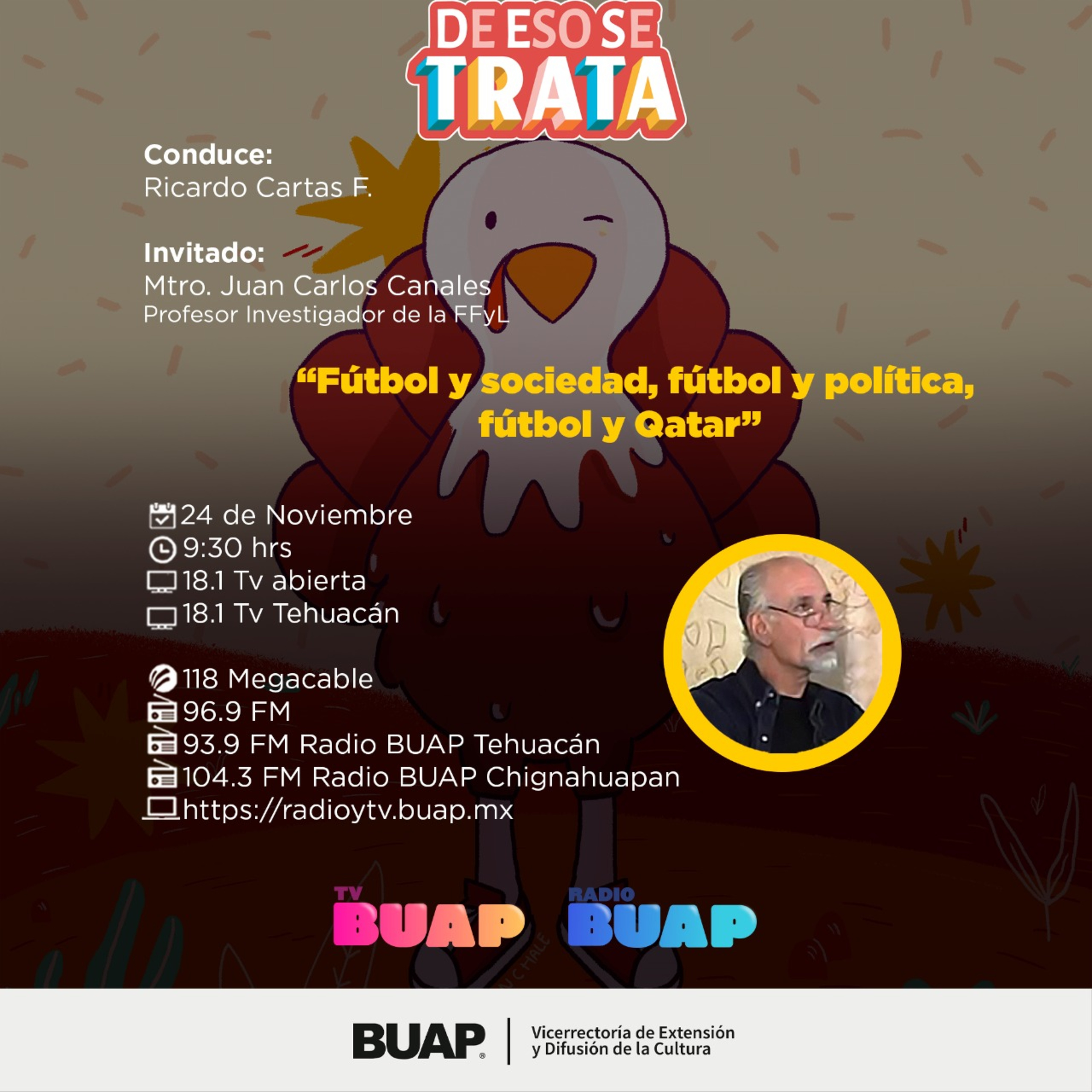 Ep. Fútbol, sociedad y política en Qatar. De eso se trata. episode artwork