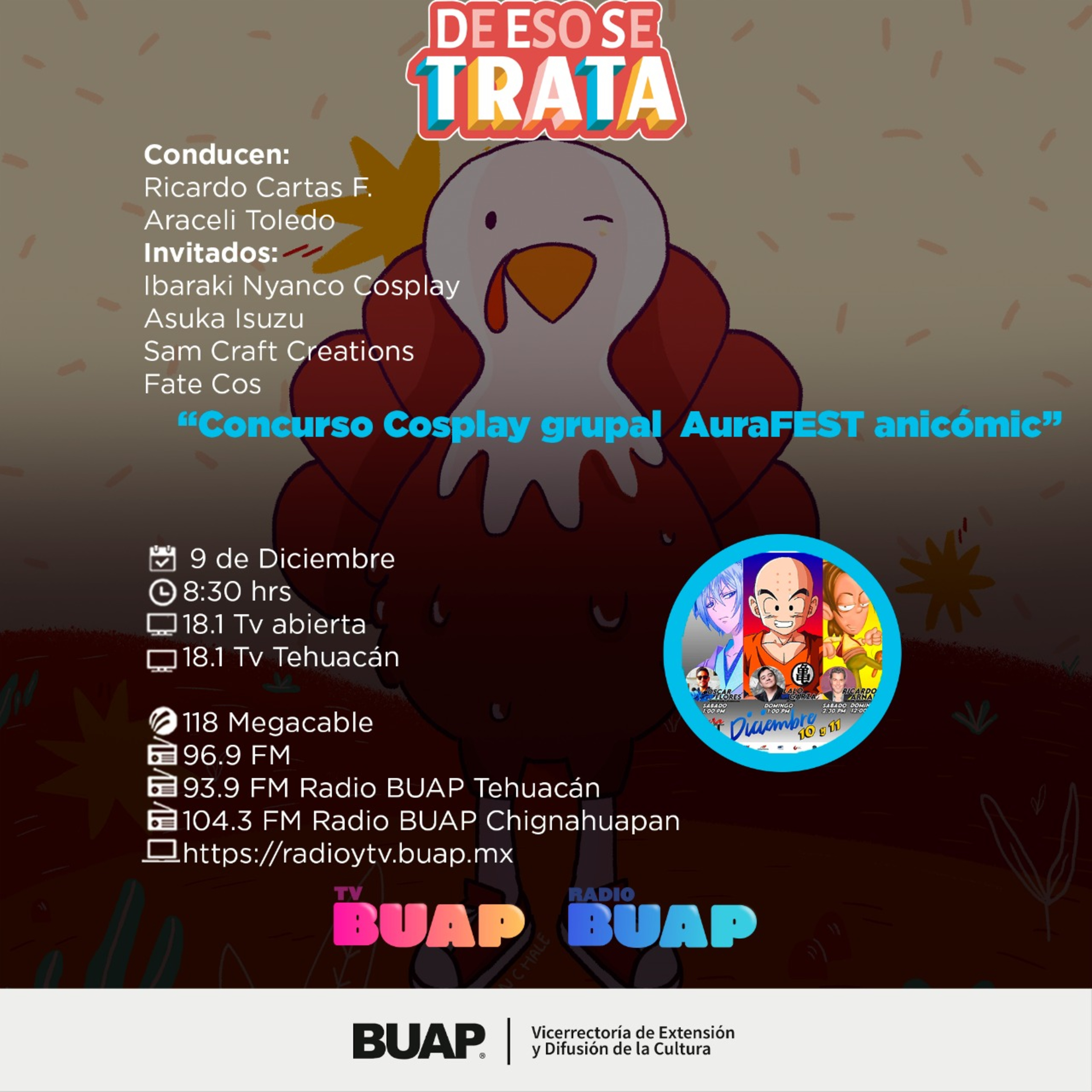 Ep. Cosplayers en el Aura Fest. Anicomic. De eso se trata. episode artwork