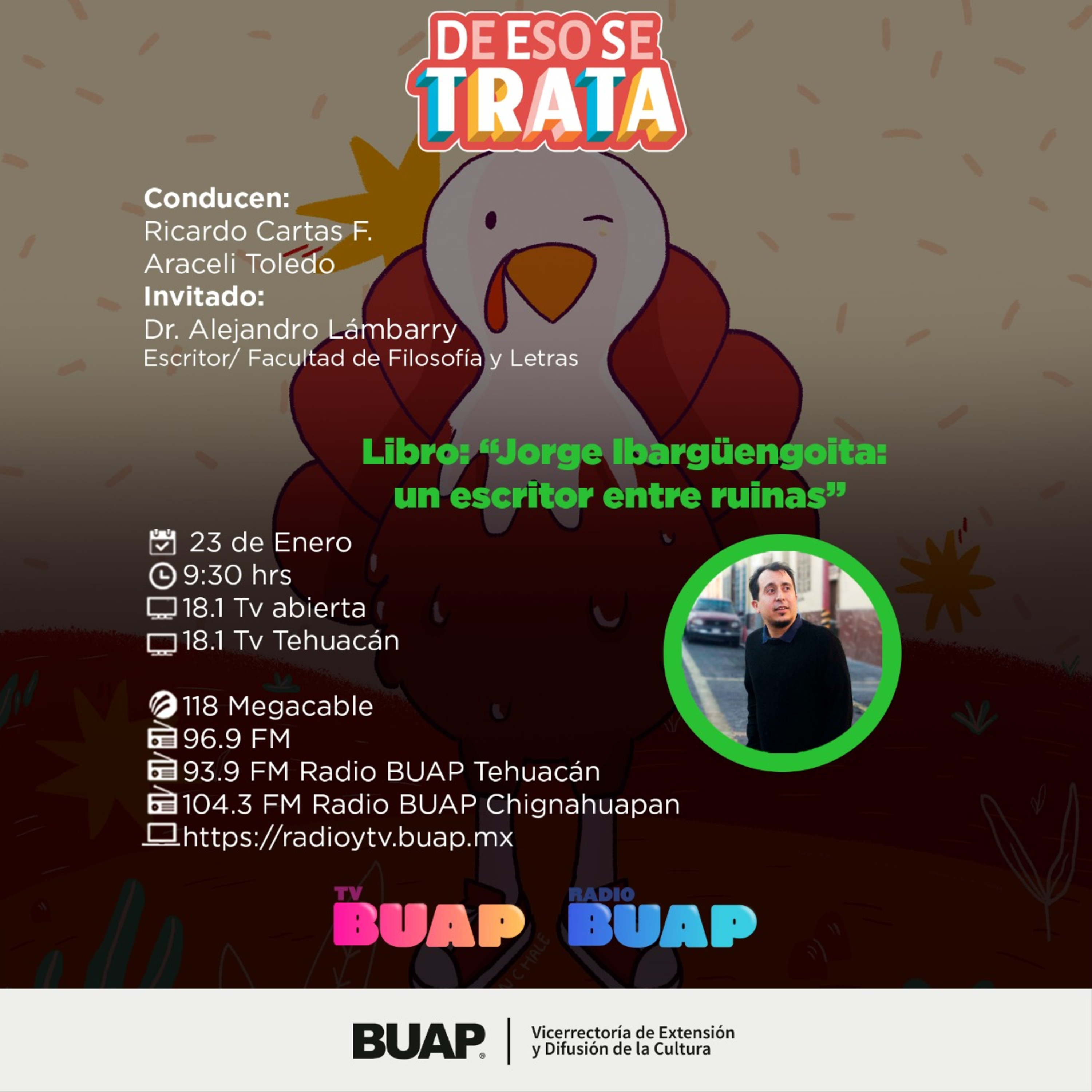 Ep. Libro: Jorge Ibargüengoitia: un escritor entre ruinas. De eso se trata. episode artwork
