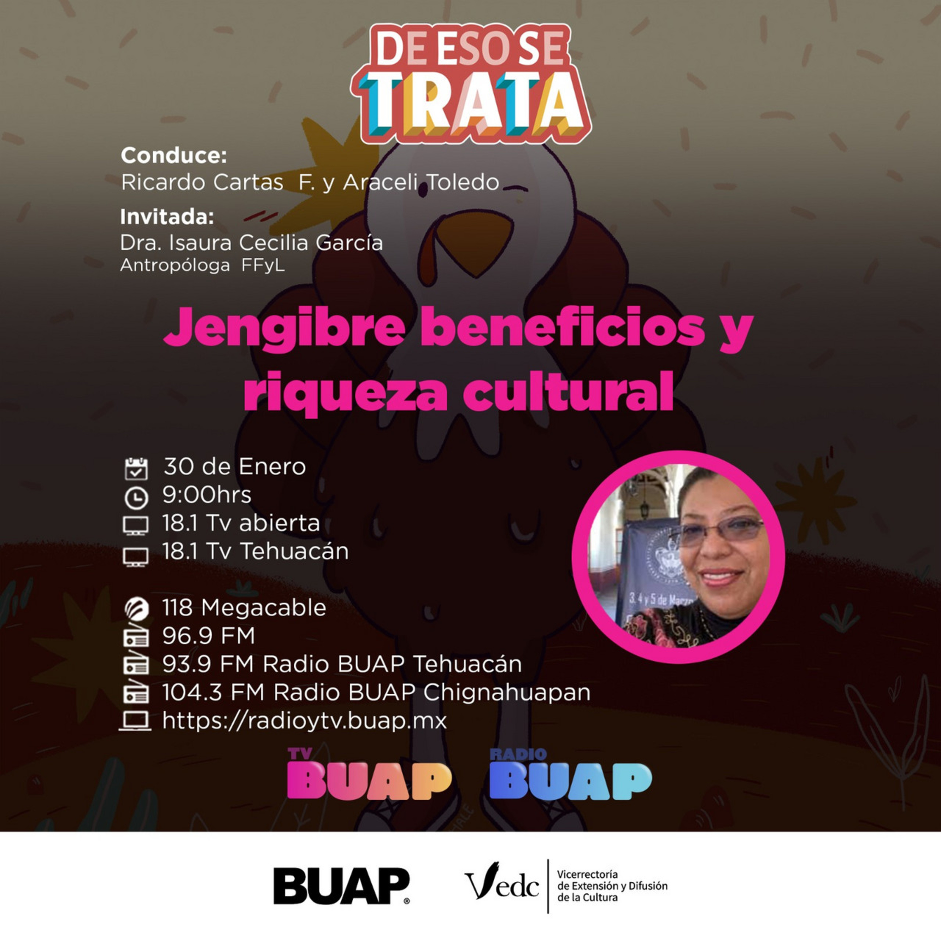 Ep. Beneficios y riqueza del jengibre. De eso se trata. episode artwork