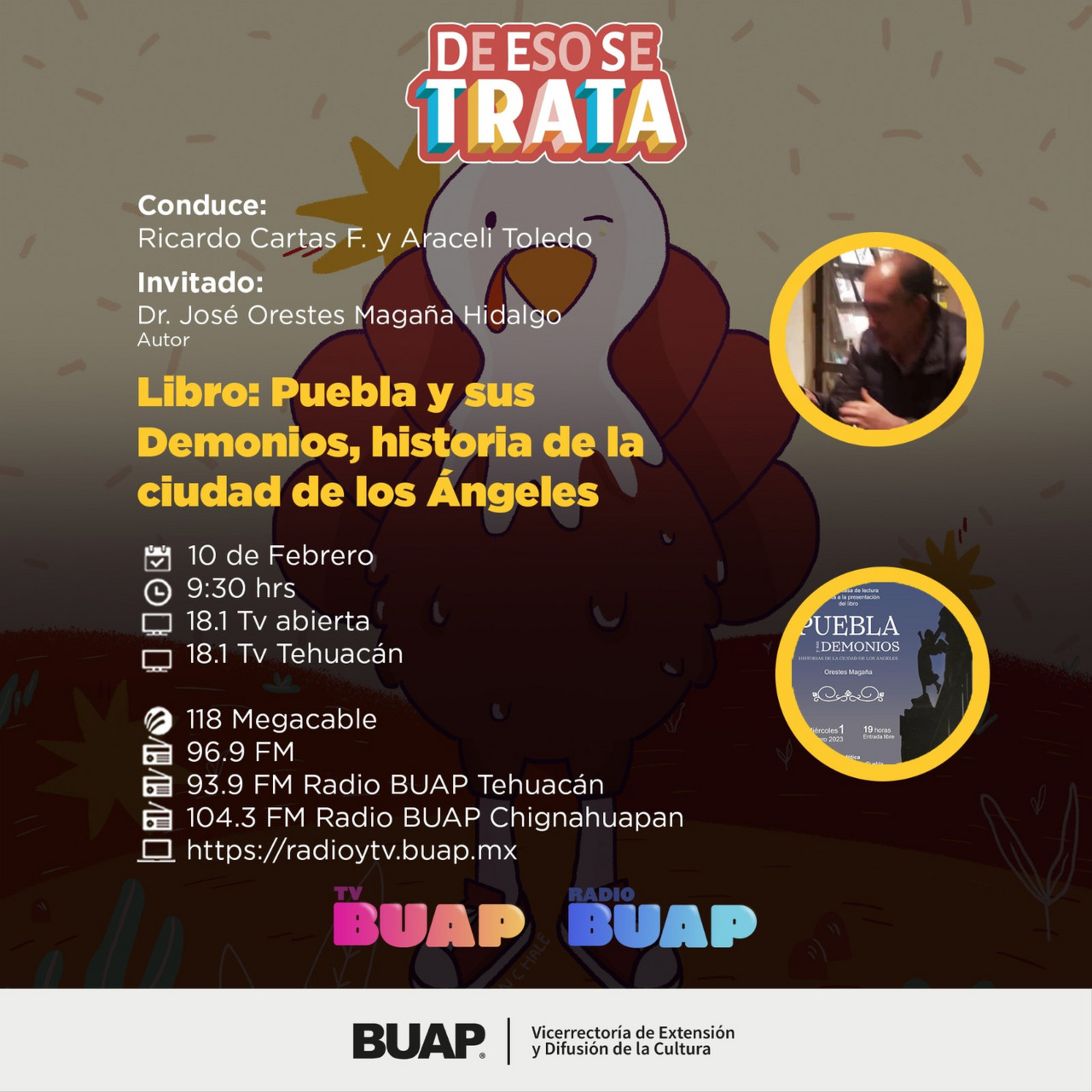 Ep. Libro: Puebla y sus demonios. Historias de la ciudad de los ángeles. De eso se trata. episode artwork