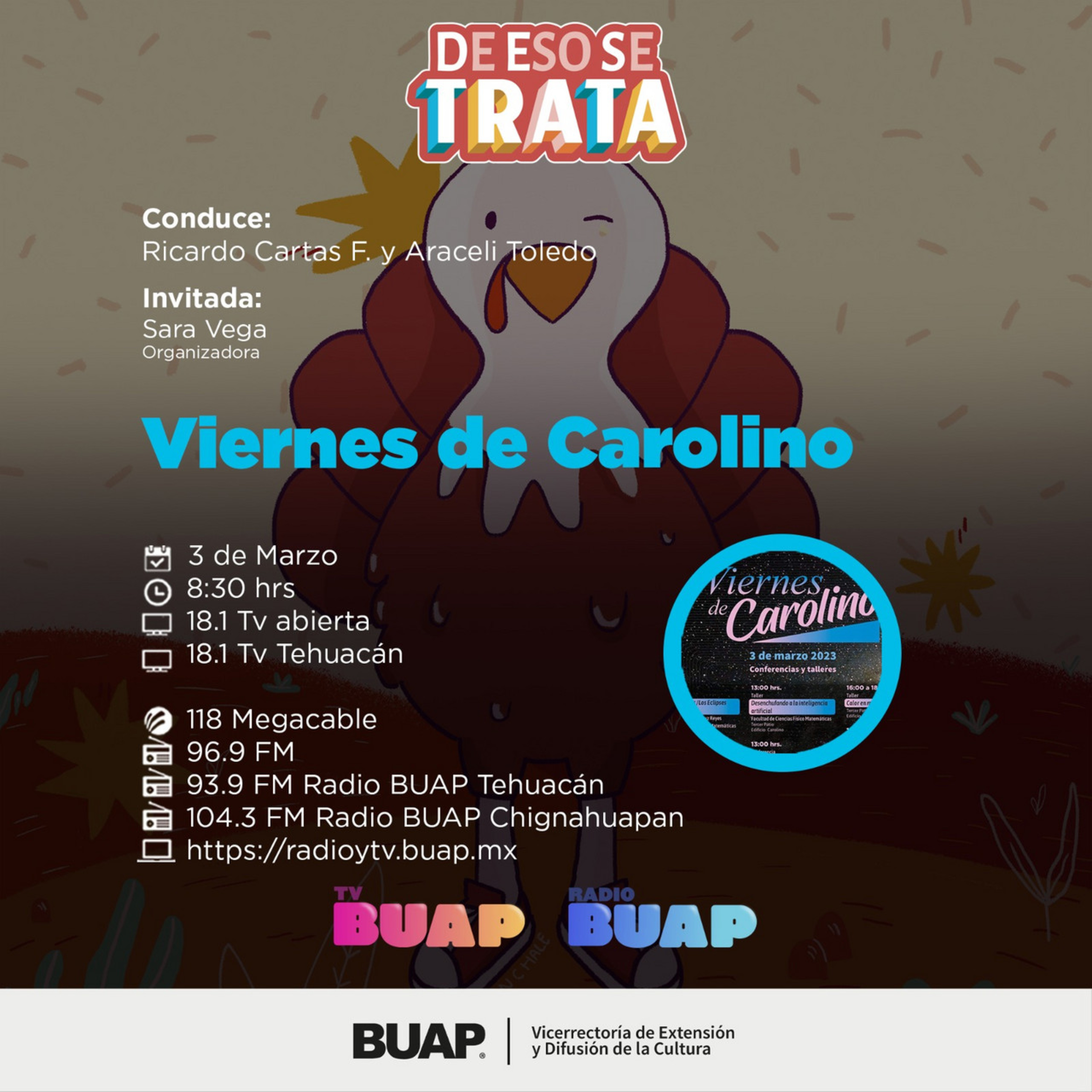Ep. Estrellas en el Viernes de Carolino. De eso se trata. episode artwork