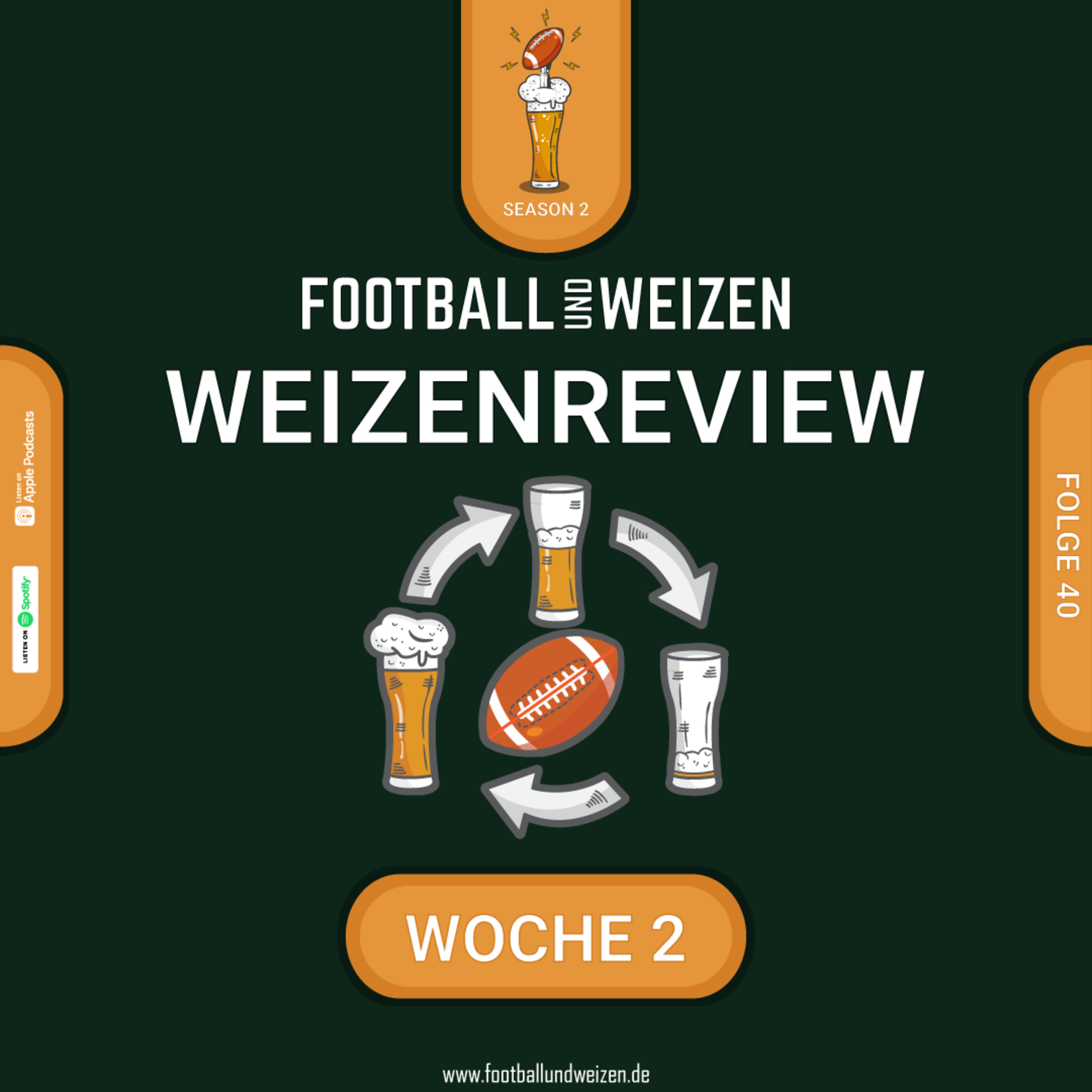 NFL Football | S2 E40 | Weizenreview Woche 2 episode artwork