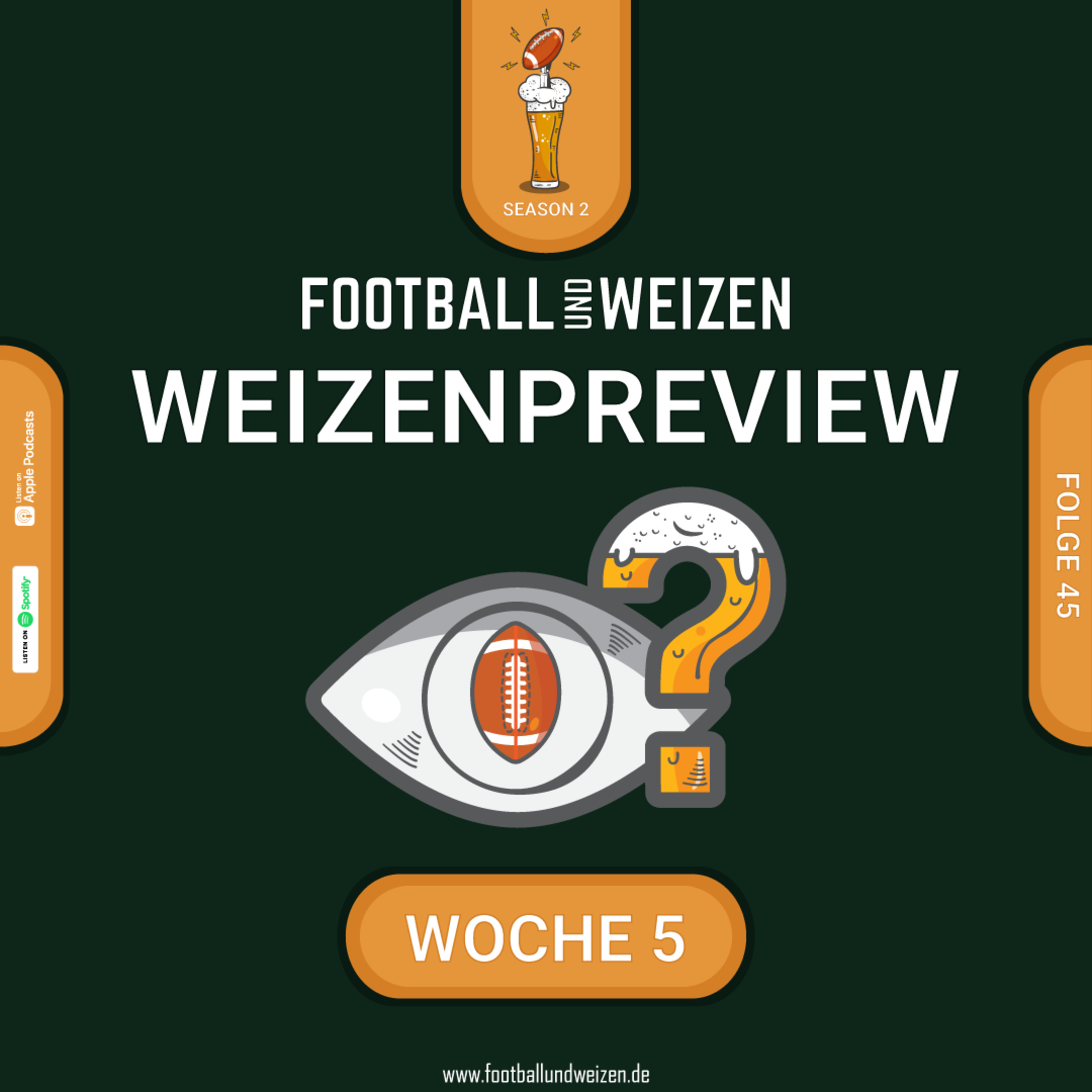 NFL Football |S2 E45 | Weizenpreview Woche 5 episode artwork