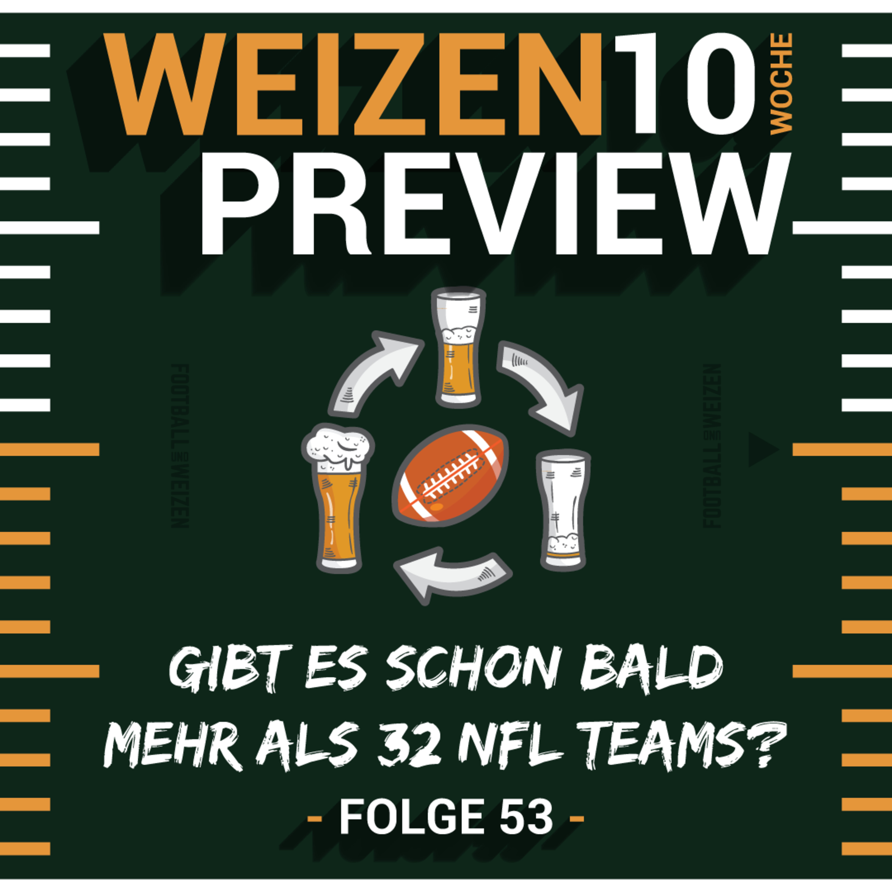 Gibt es schon bald mehr als 32 NFL Teams? | Weizenpreview Woche 10 | S2 E53 | NFL Football episode artwork