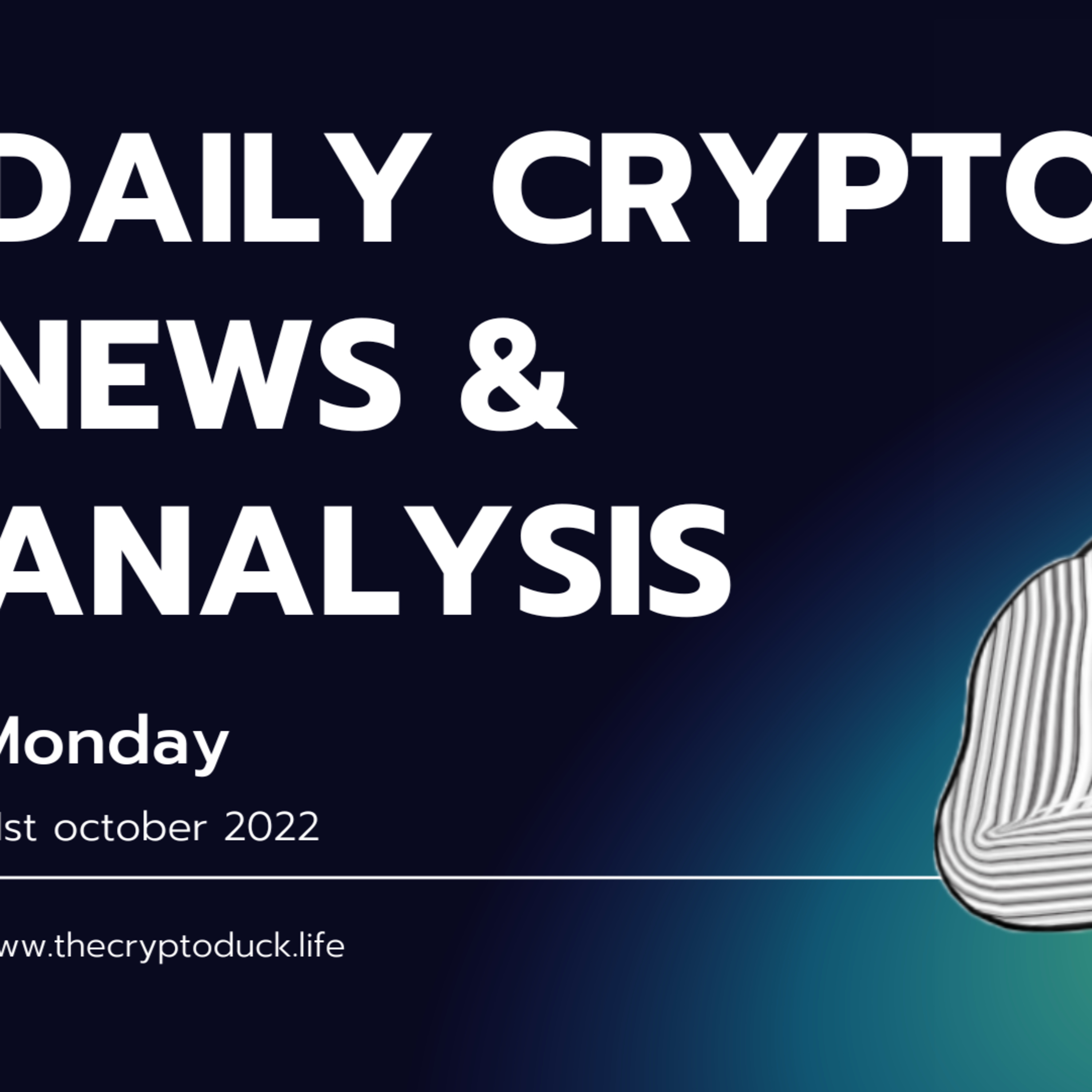 Daily crypto news and analysis, Monday 31/10. The crypto market today episode artwork