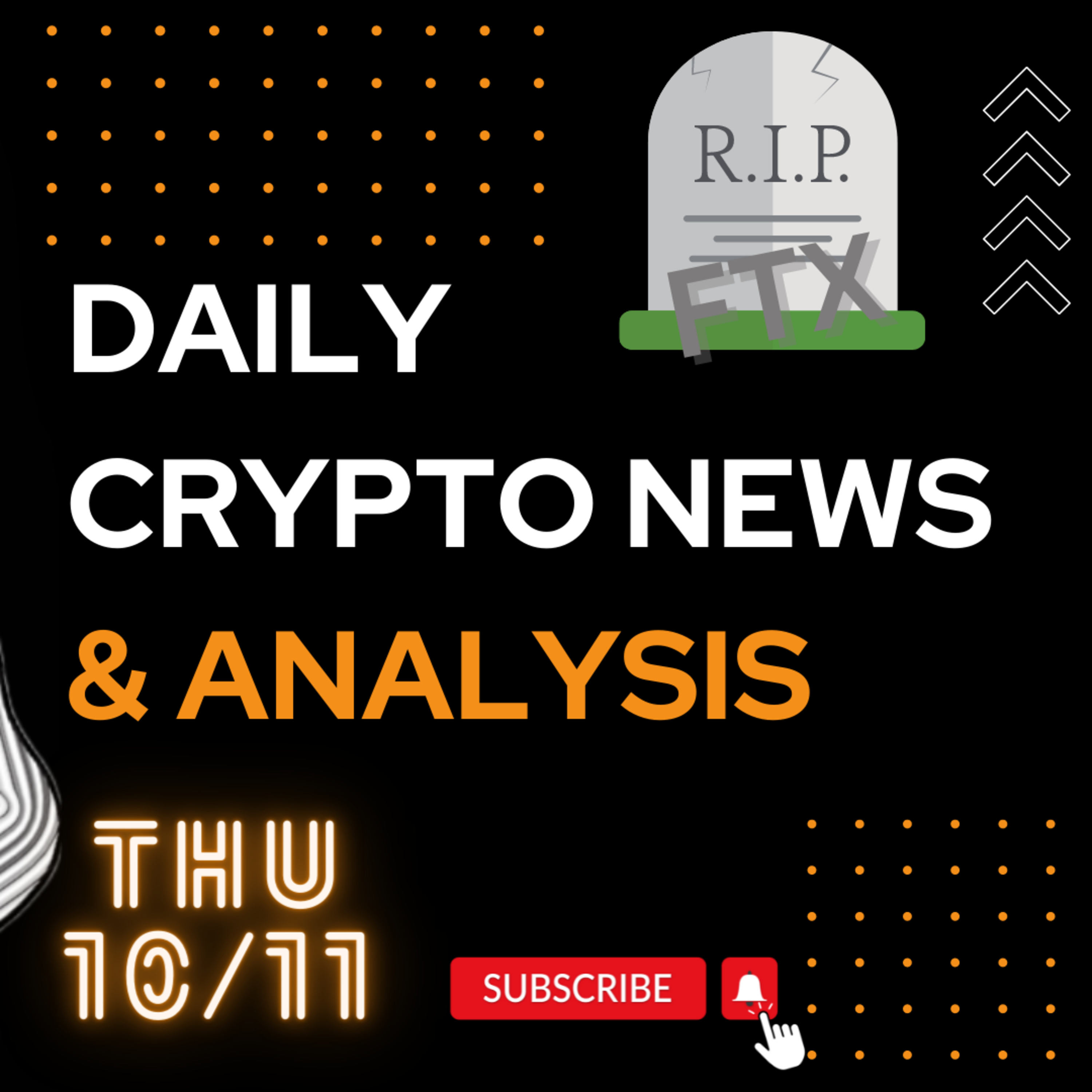 Daily crypto news and analysis, Thursday 10/11 The crypto market today #ftxcollapse #cryptonewsdaily #cryptonewstoday #cryptonews #thecryptoducklife  episode artwork