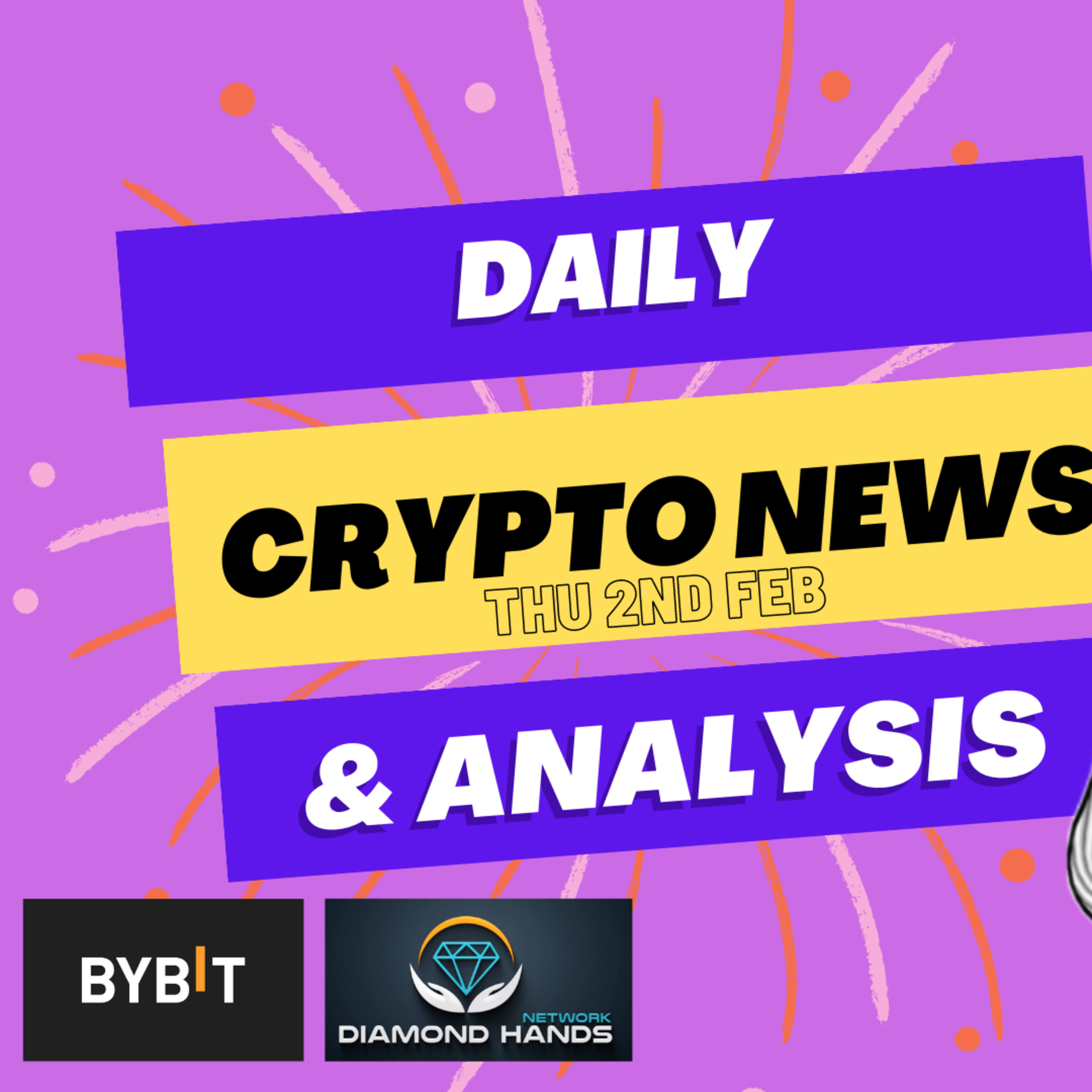 Daily crypto news and analysis THU 2nd FEB The crypto market today #cryptonews🚀 #cryptonewstoday #cryptonewsdaily #bitcoinnewsdaily #cryptoduck 