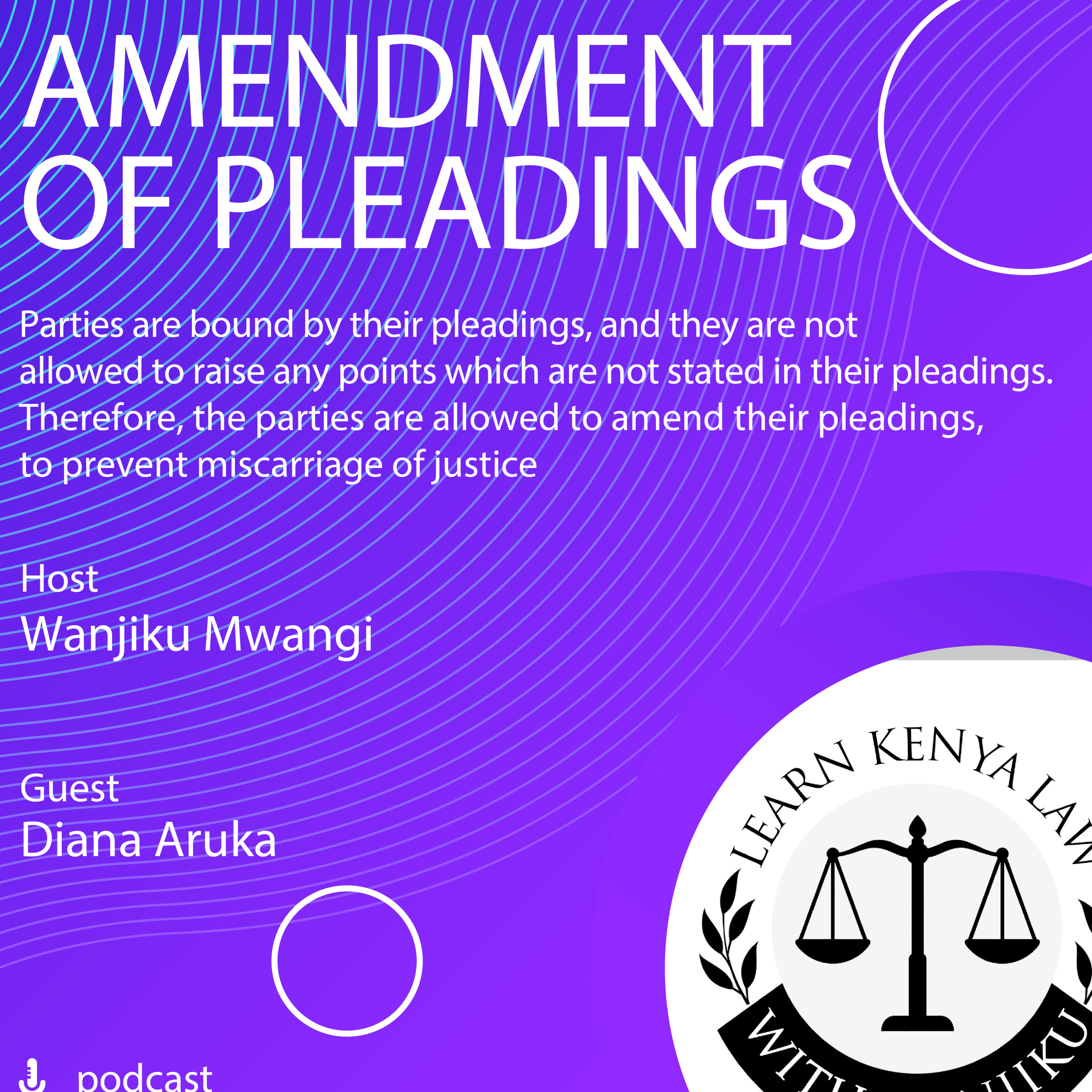 Amendment Of Pleadings | Civil Procedure | Kenya
