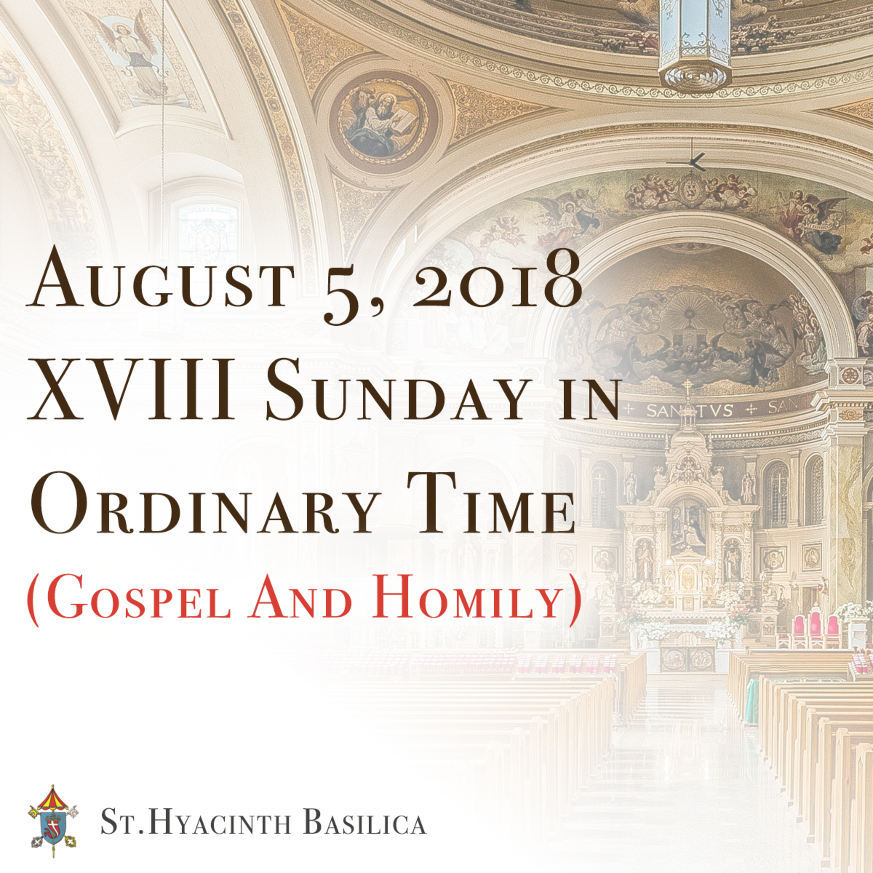 St. Hyacinth Basilica - Sunday Gospel & Homilies