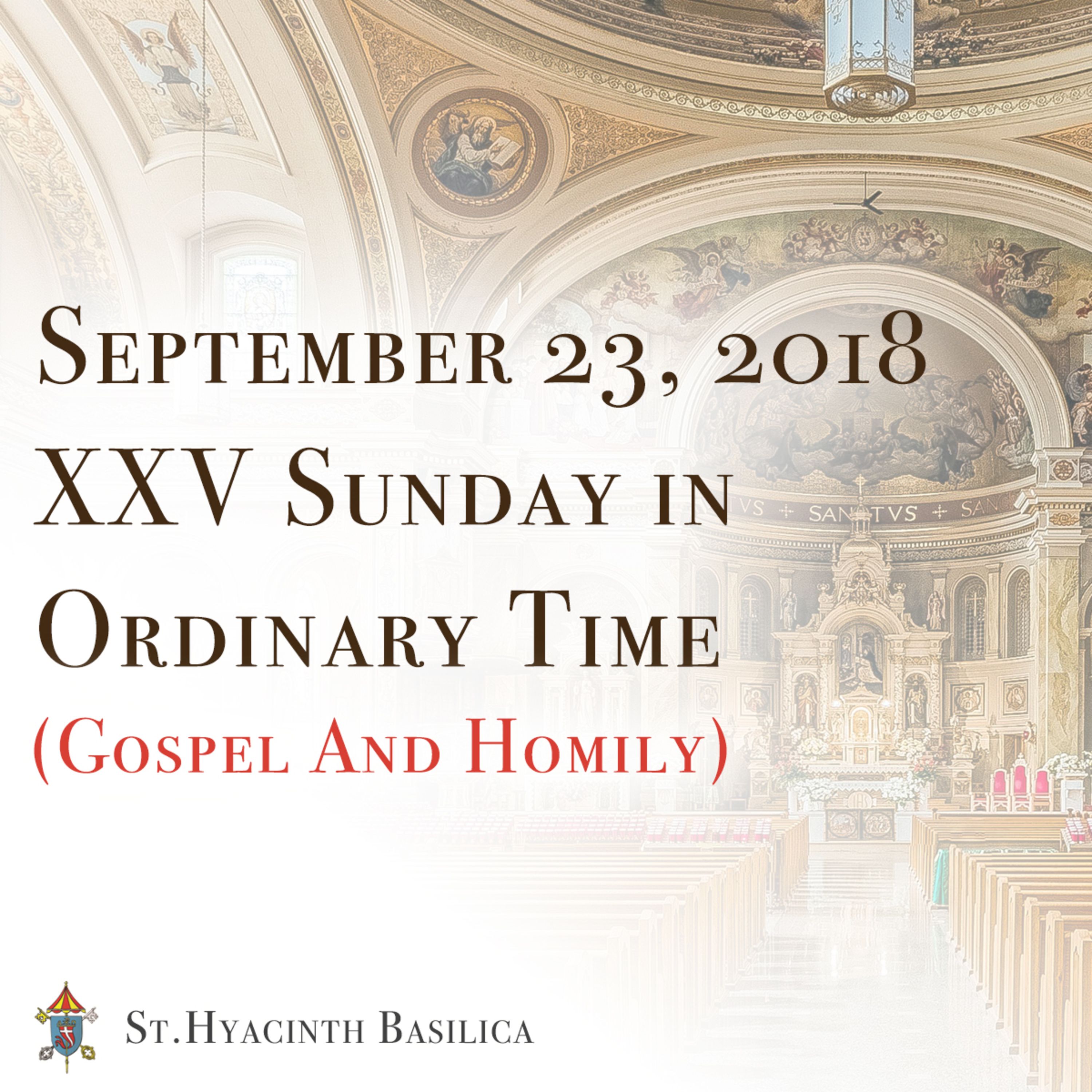 St. Hyacinth Basilica - Sunday Gospel & Homilies