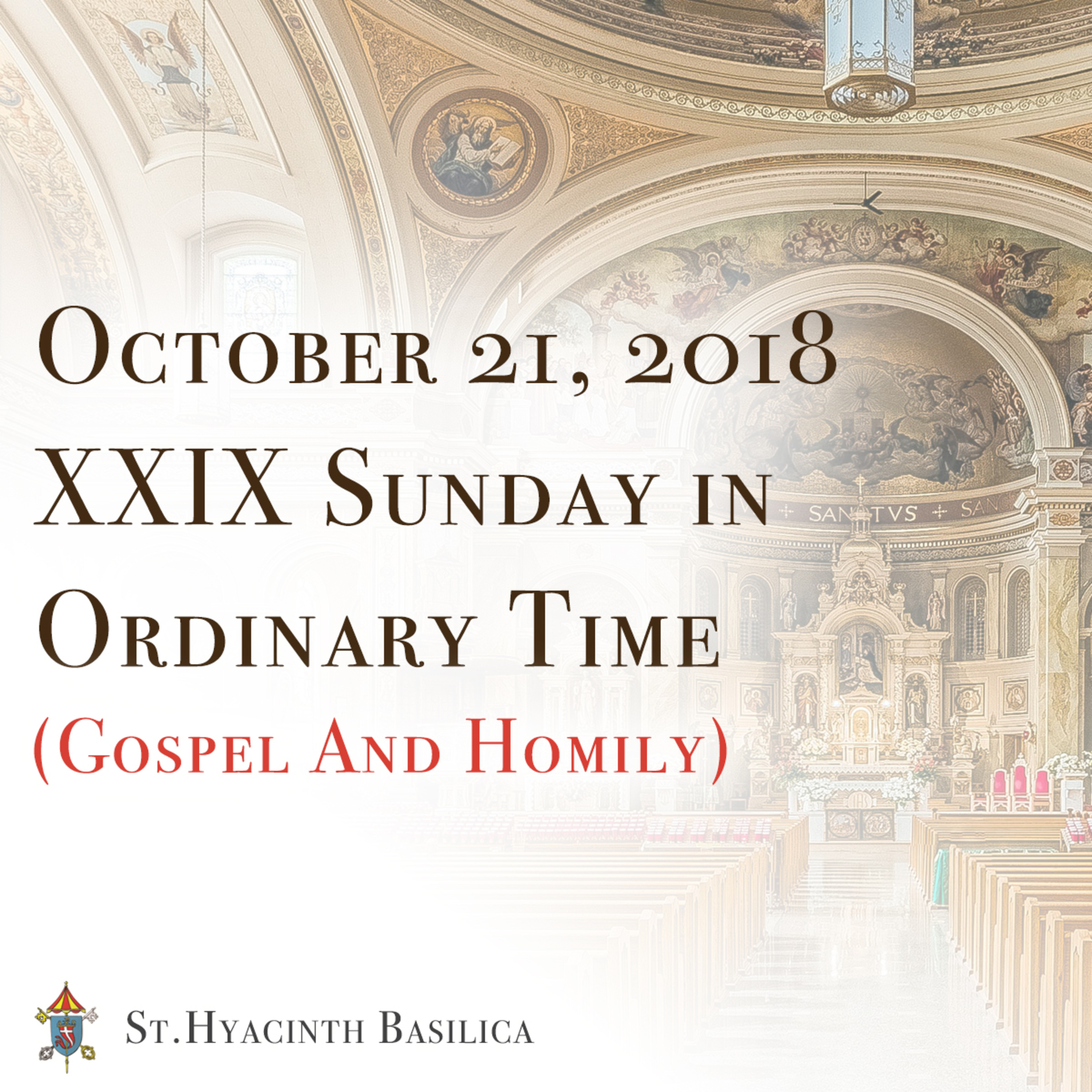 St. Hyacinth Basilica - Sunday Gospel & Homilies