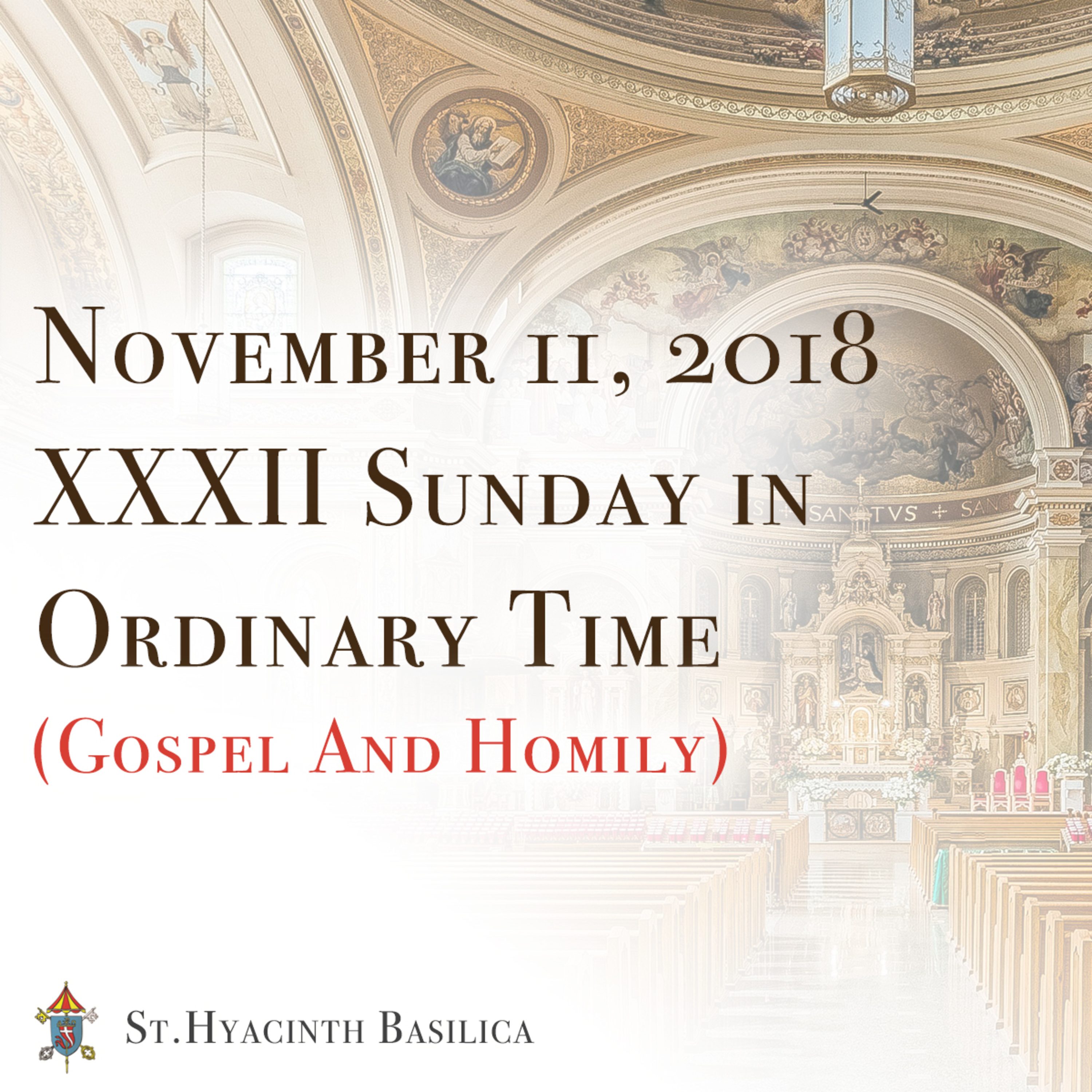 St. Hyacinth Basilica - Sunday Gospel & Homilies